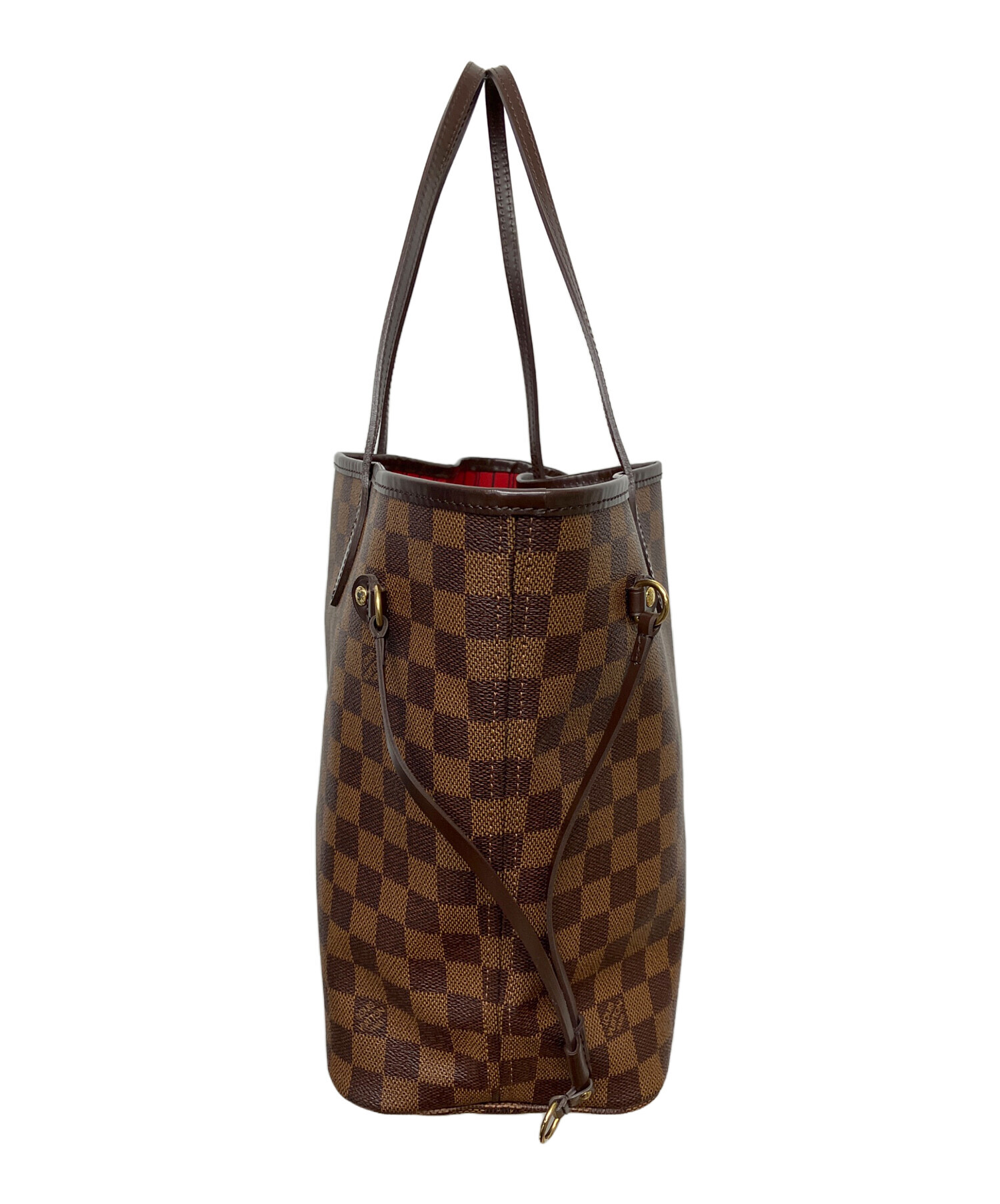 Louis Vuitton ダミエ トートバッグ 中古・古着通販】LOUIS VUITTON (ルイ ヴィトン) ダミエ ネヴァーフル