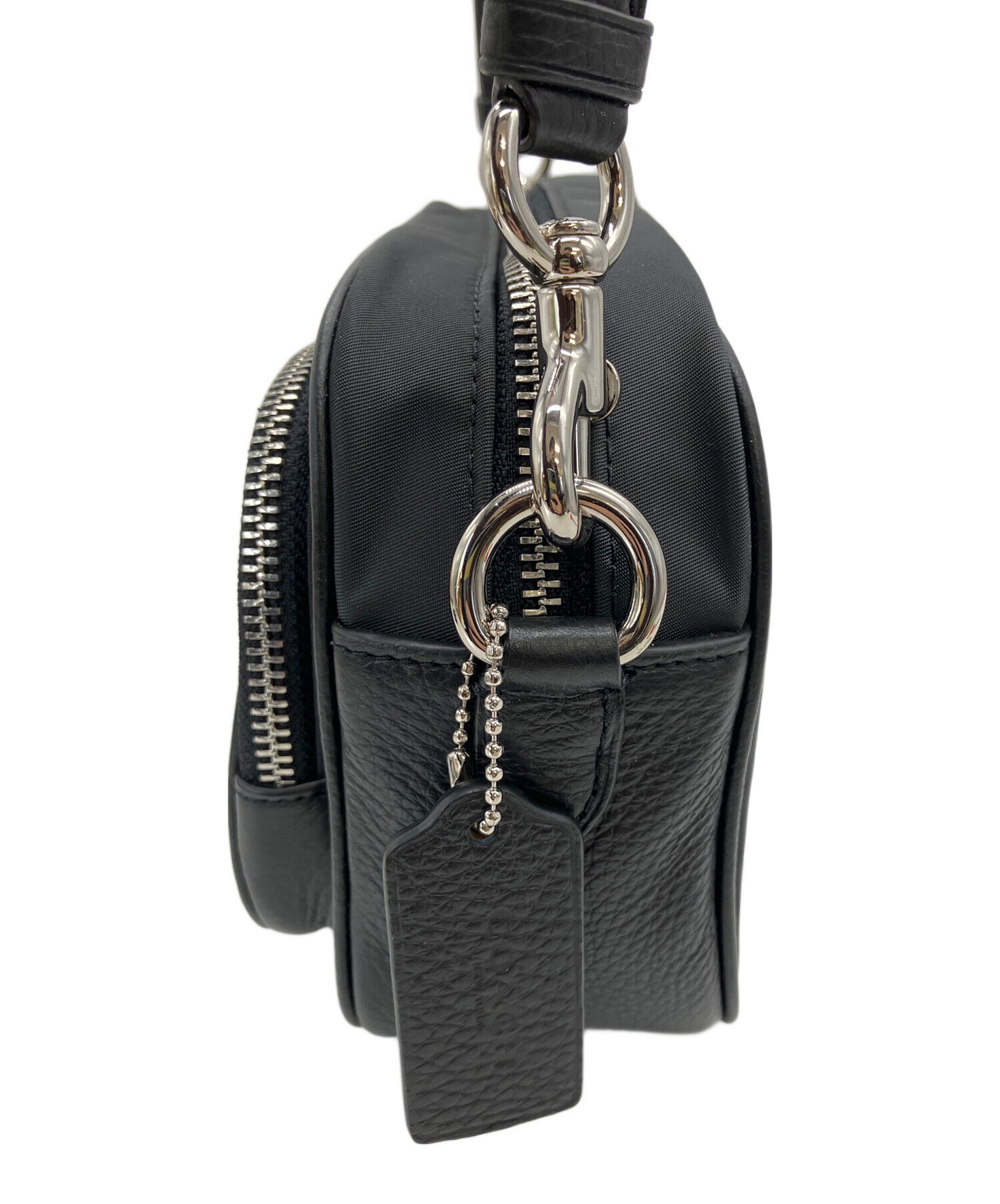 コーチショルダーバック中古 中古・古着通販】COACH (コーチ) ショルダーバッグ ブルー×ピンク