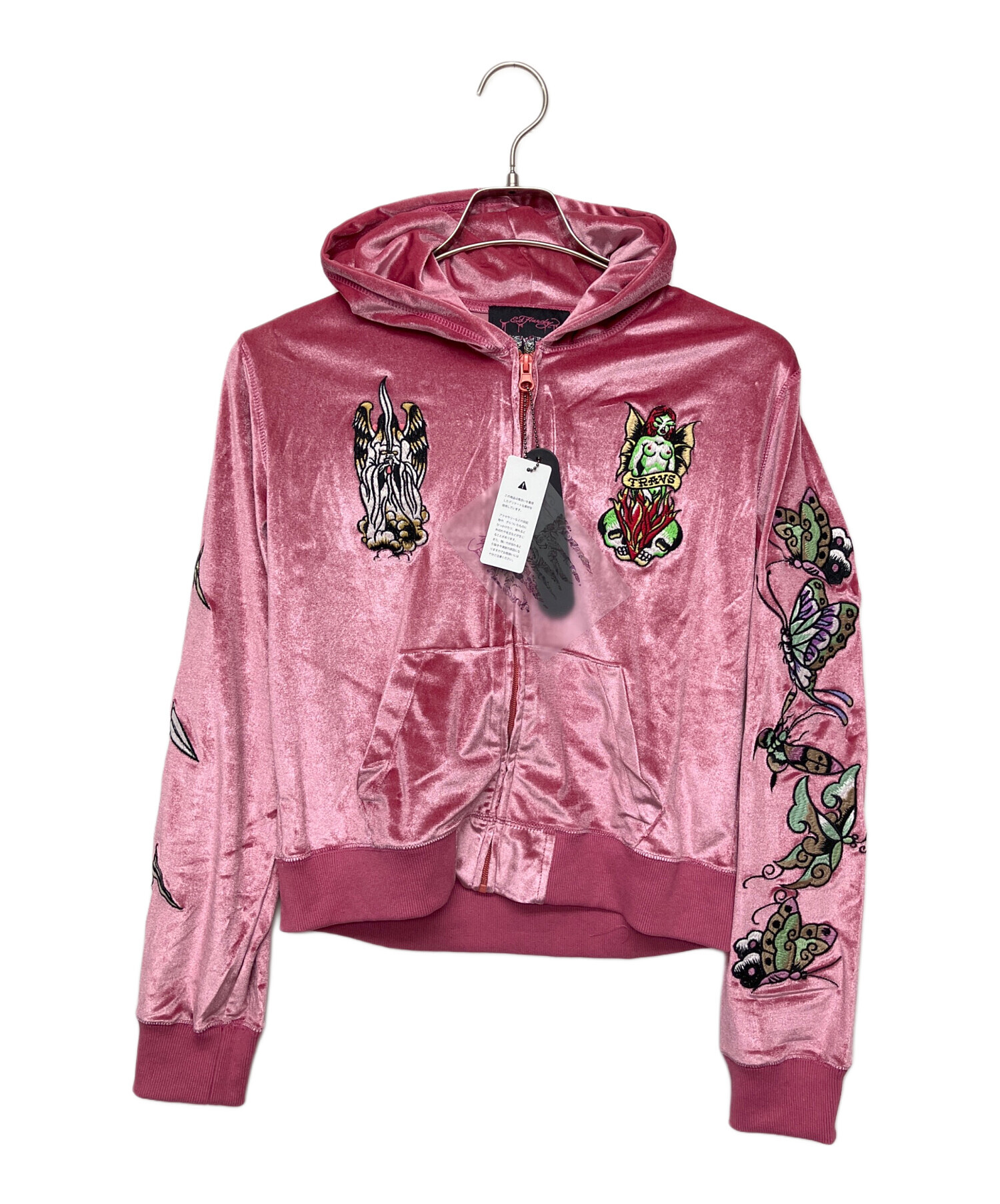 中古・古着通販】Ed Hardy (エド ハーディー) ベロアセットアップ 中古・古着通販】Ed Hardy (エド ハーディー) ベロアセットアップ