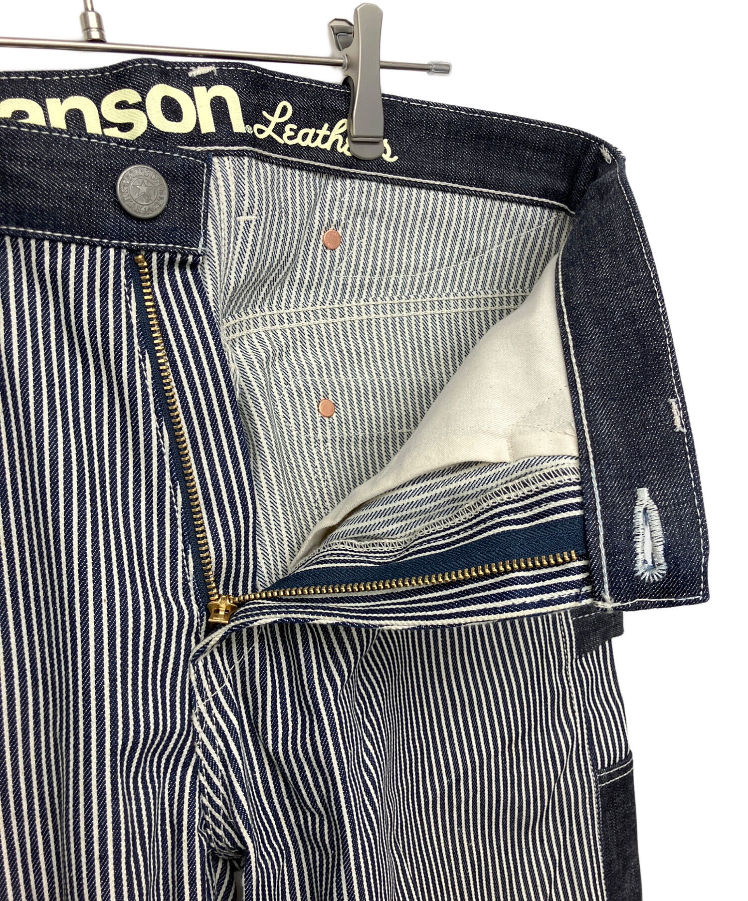 中古・古着通販】VANSON (バンソン) ヒッコリー ペインターパンツ