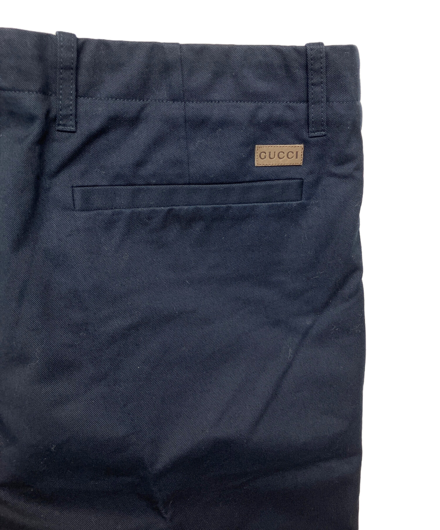 中古・古着通販】GUCCI (グッチ) ハーフパンツ ネイビー サイズ:L