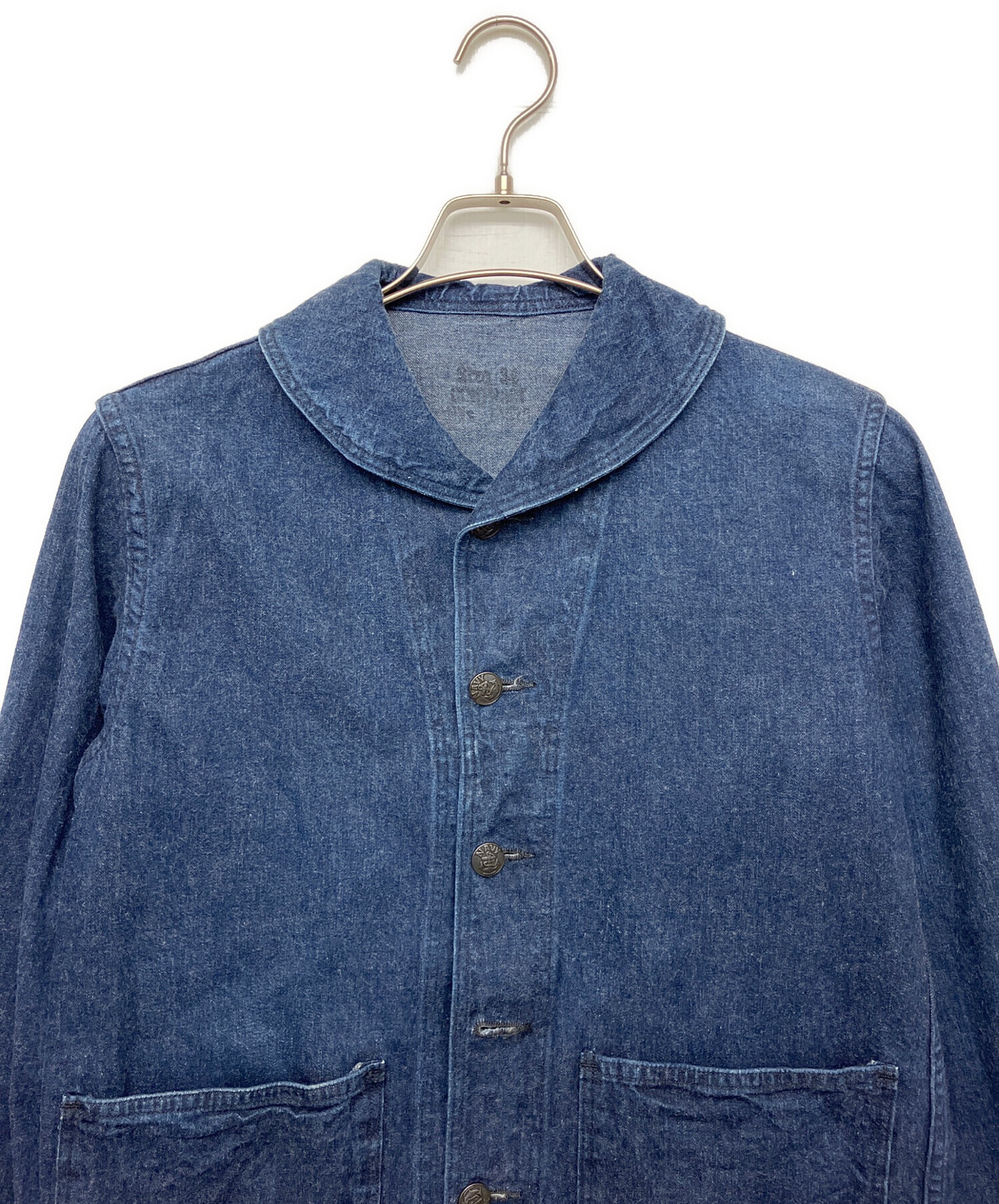 バズリクソンズ buzzrickson's USNAVYカバーオール 東洋 中古・古着通販】BUZZ RICKSON'S (バズリクソンズ) マリンボタン
