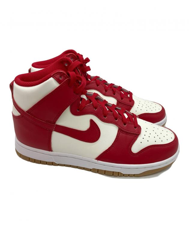 NIKE ナイキ スニーカー 26cm 赤 【古着】【中古】【送料無料】 中古・古着通販】NIKE (ナイキ) W NIKE DUNK HIGH ダンク ハイカット
