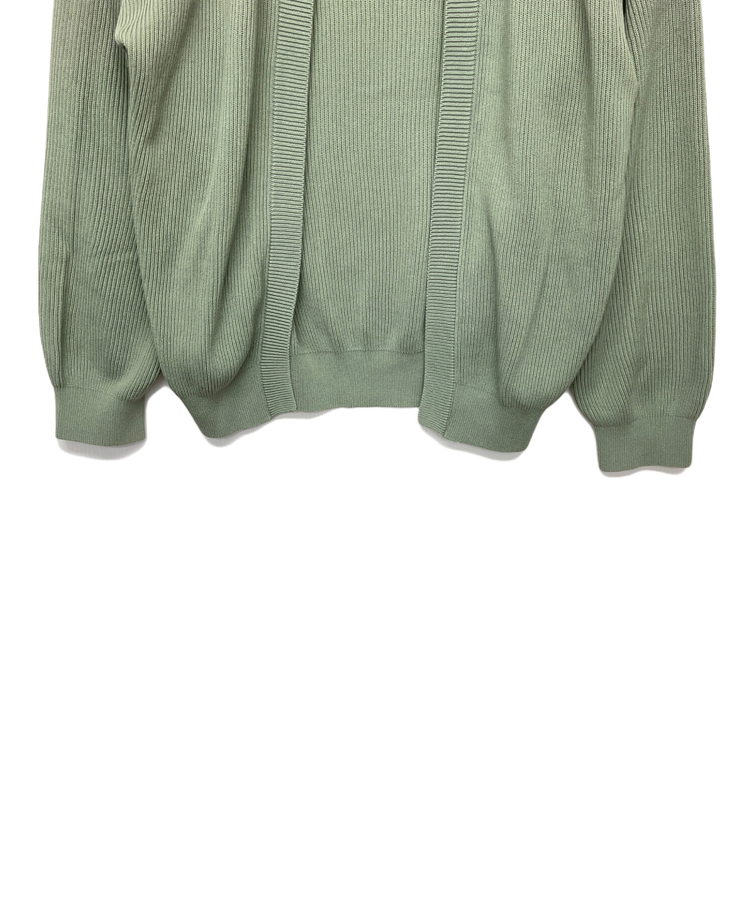 【美品】  AURALEE / オーラリー | 2022SS | CASHMERE HARD TWIST KNIT CARDIGAN | 1 | グリーン | レディース AURALEE - 【美品】 AURALEE / オーラリー | 2022SS | CASHMERE HARD