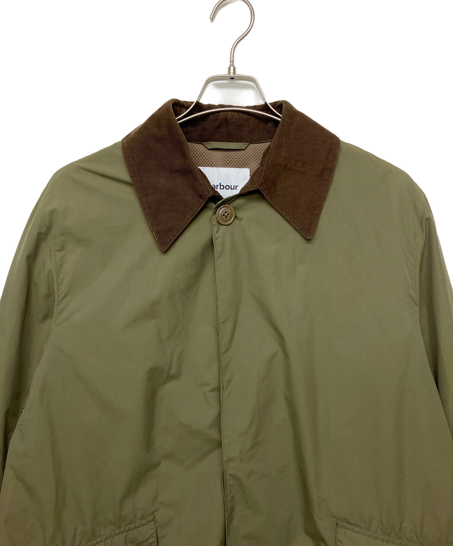 B*W様 Barbour ステンカラーコート サイズ38 オリーブ　ノンオイル Barbour ステンカラーコート 38 【公式通販】