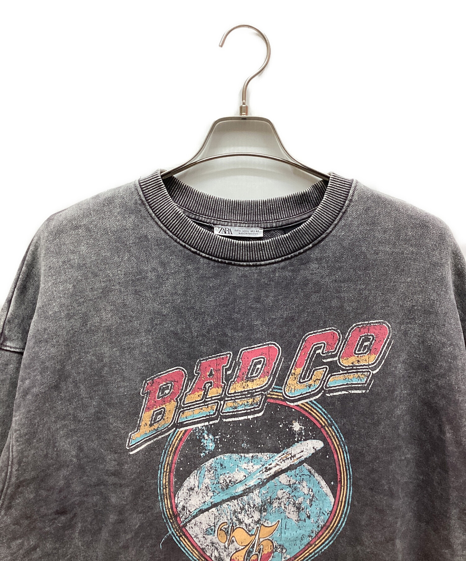 中古・古着通販】ZARA (ザラ) スウェット ブラック サイズ:L｜ブランド 