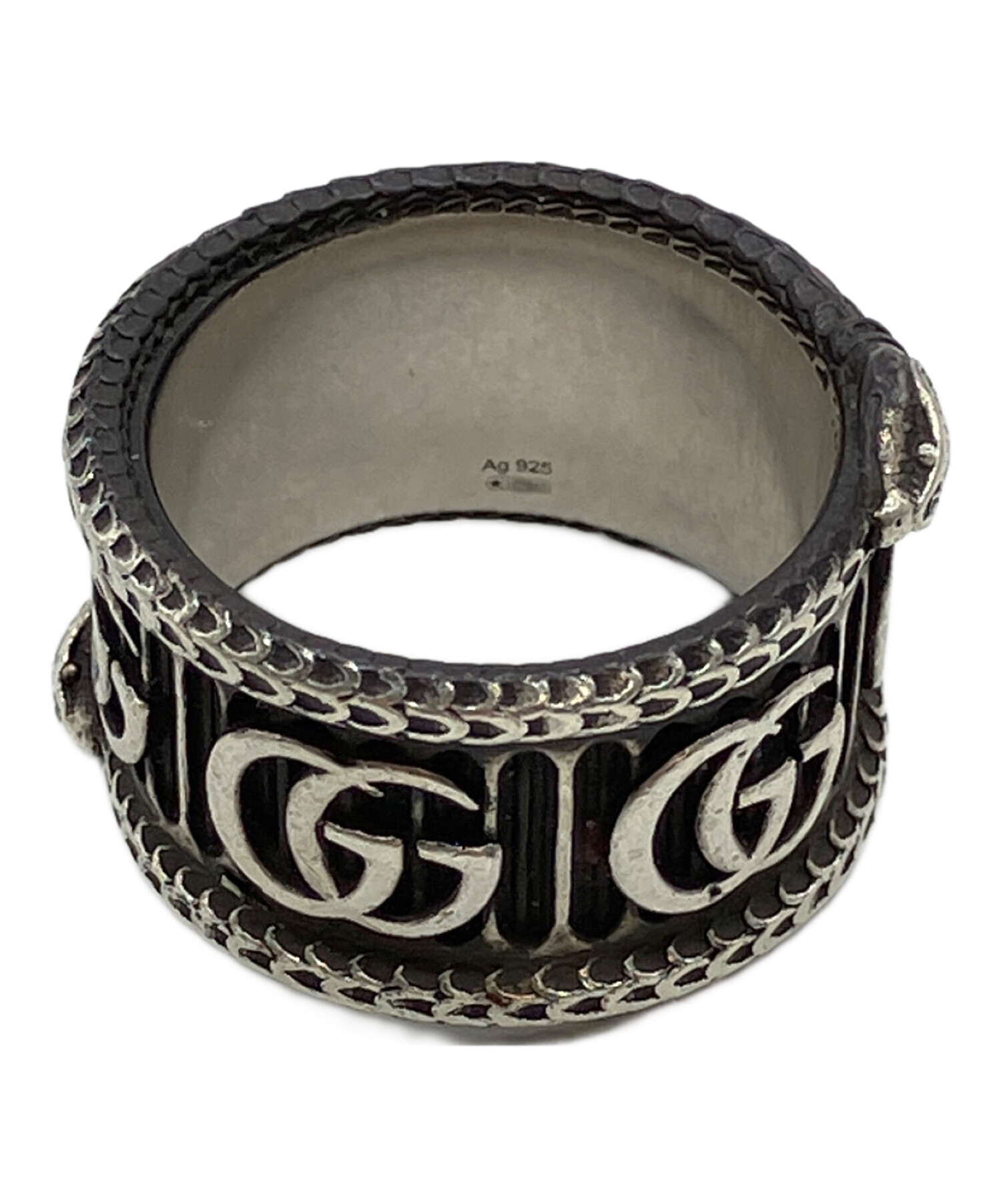 中古・古着通販】GUCCI (グッチ) ダブルGスネークリング サイズ:19号