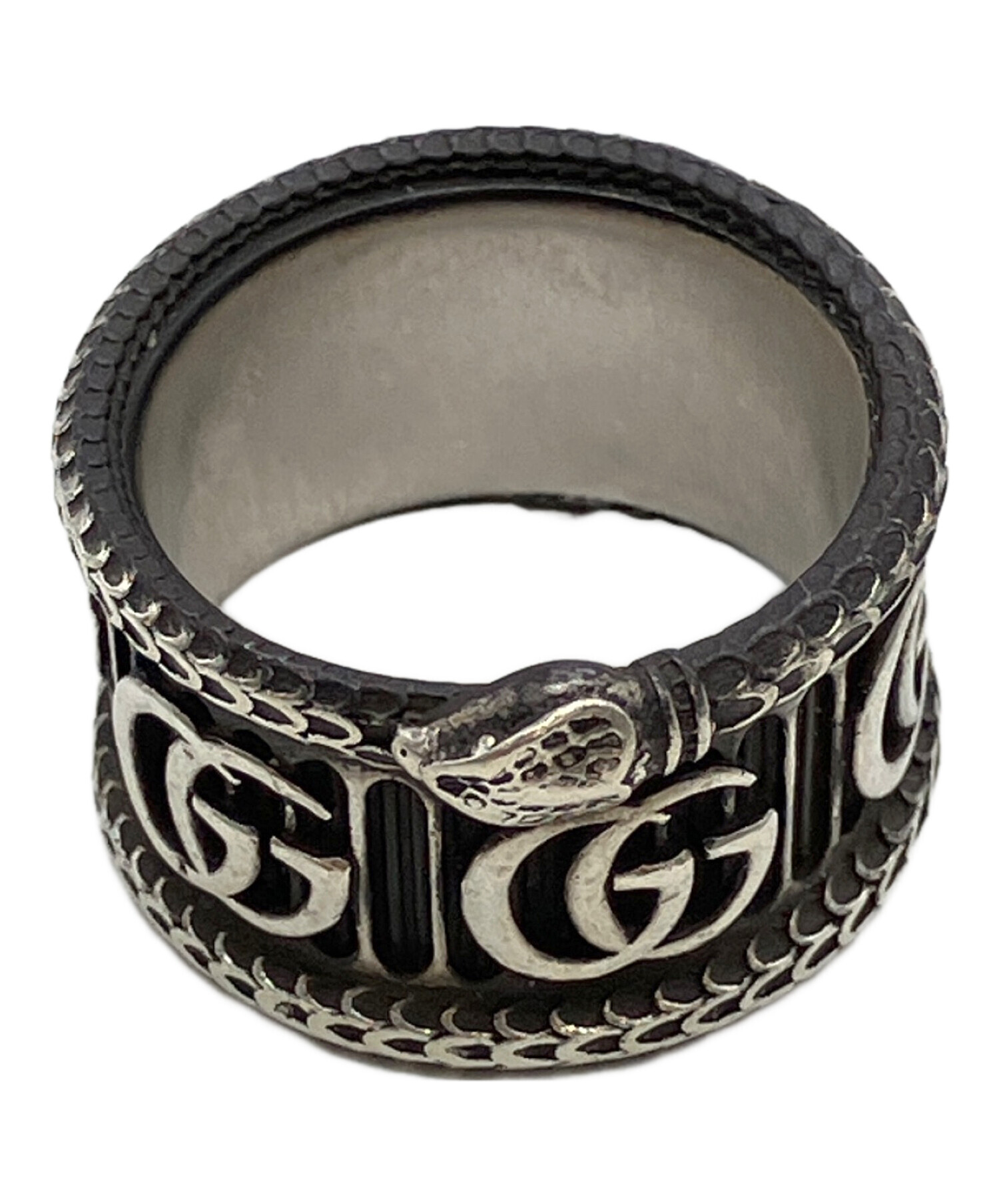 中古・古着通販】GUCCI (グッチ) ダブルGスネークリング サイズ:19号 
