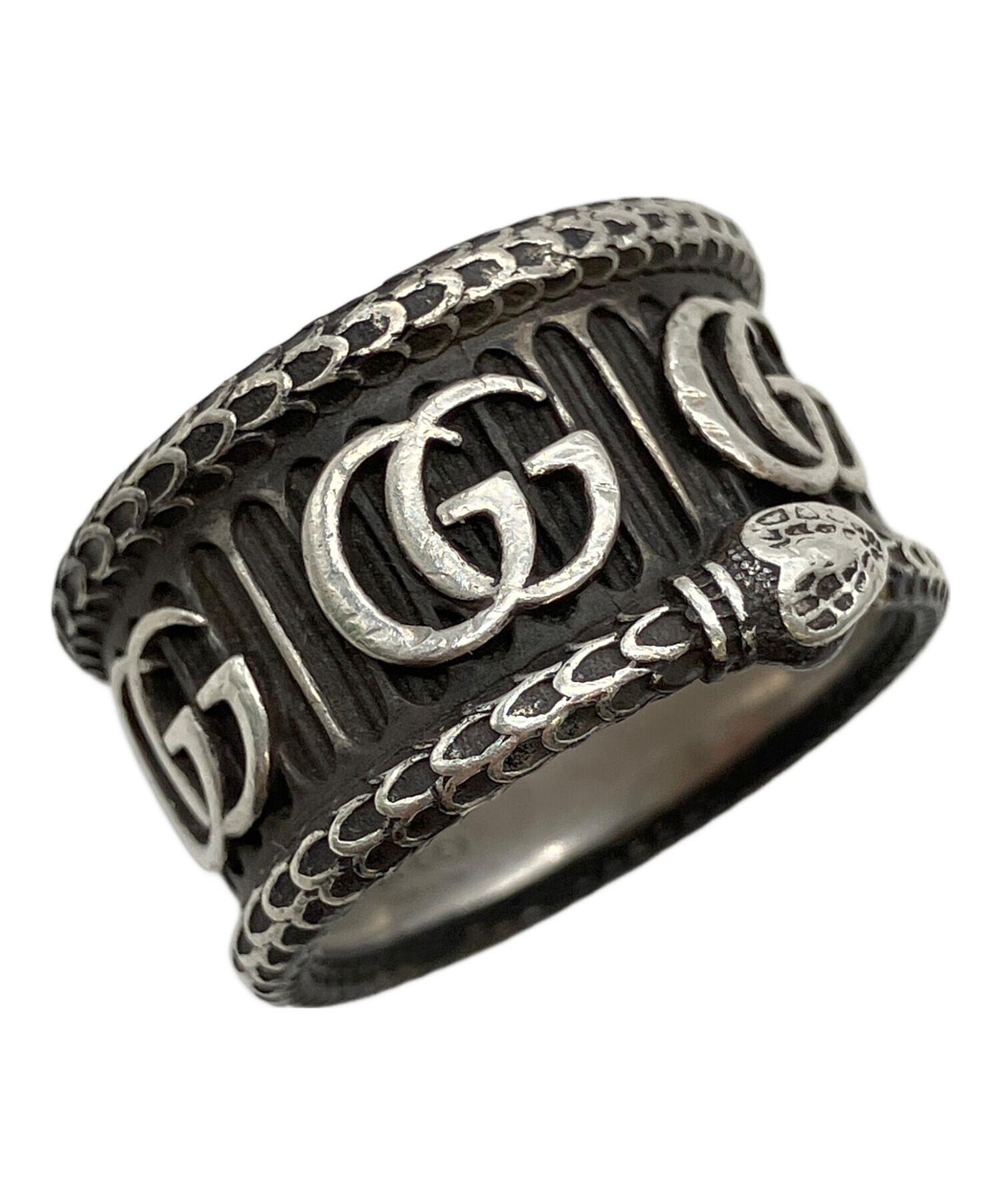 中古・古着通販】GUCCI (グッチ) ダブルGスネークリング サイズ:19号