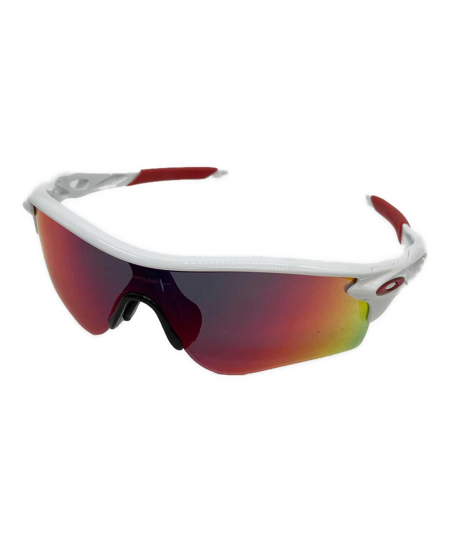 中古・古着通販】OAKLEY (オークリー) RADAR LOCK ホワイト×レッド