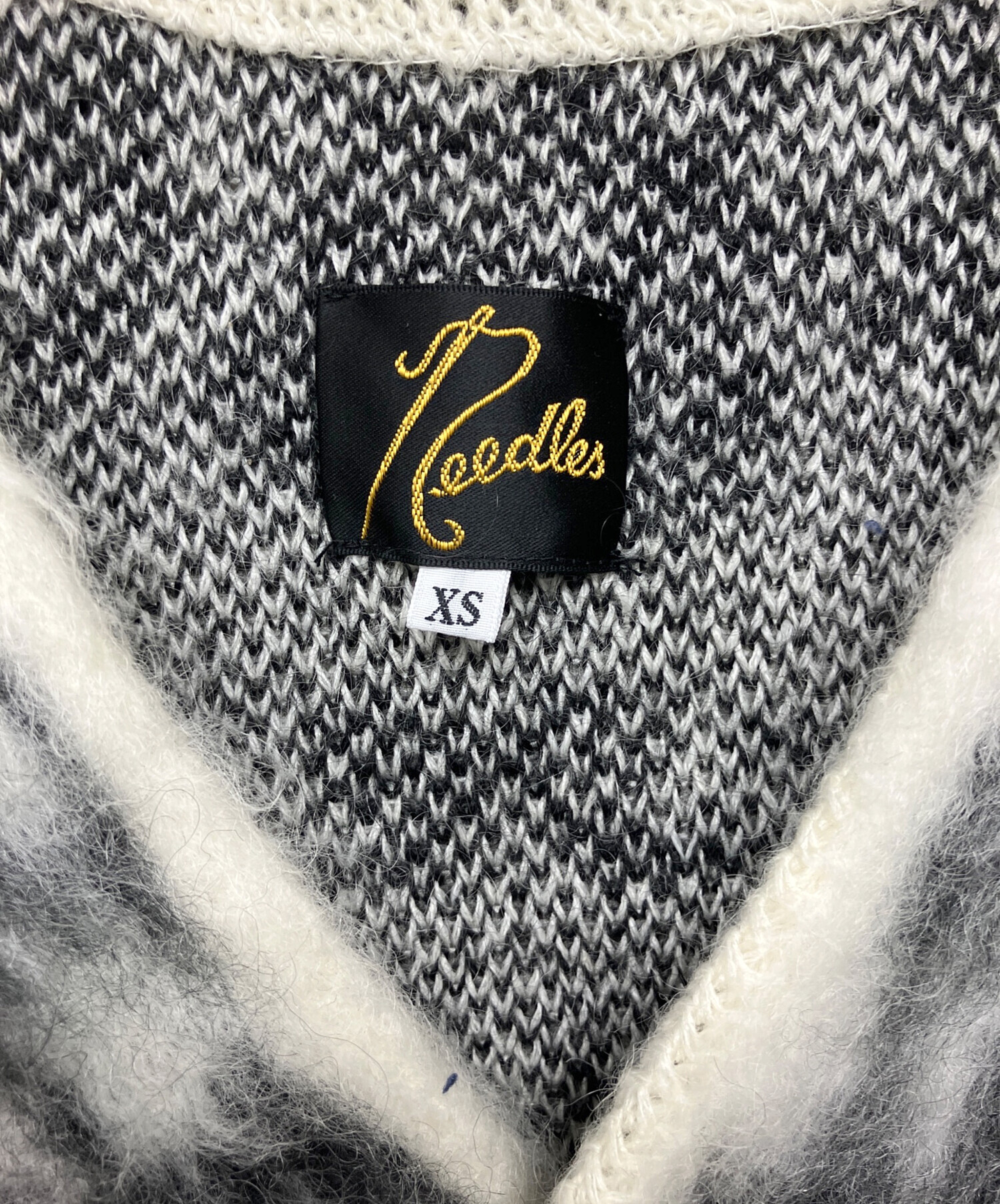 中古・古着通販】Needles (ニードルズ) モヘアカーディガン グレー
