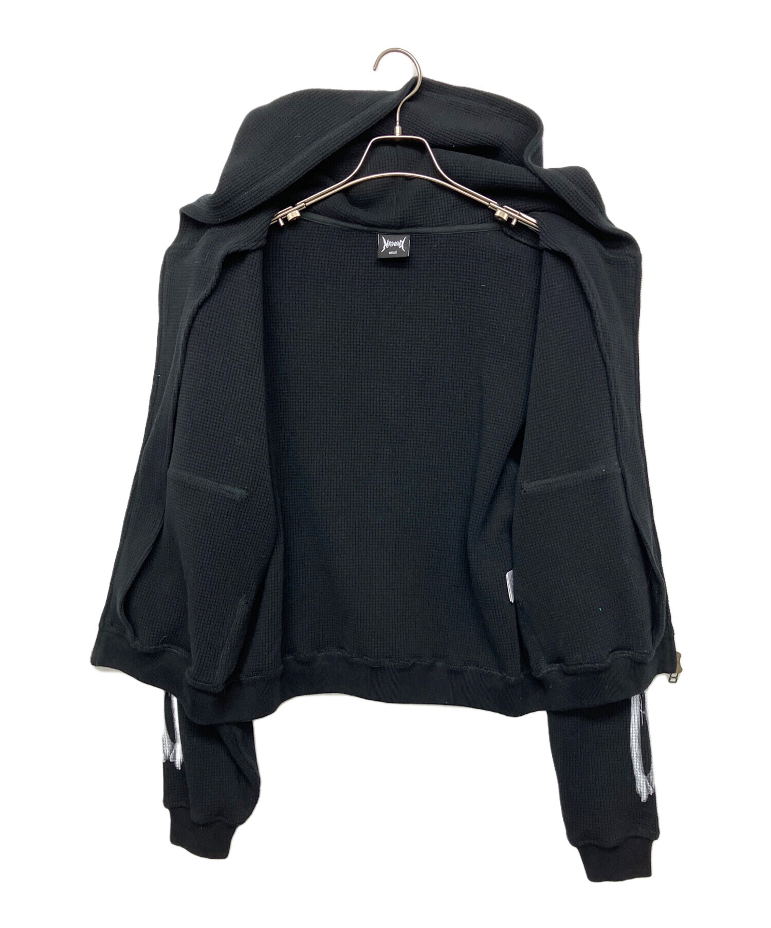 中古・古着通販】Noremid (ノーリミッド) ボーンパーカー ブラック