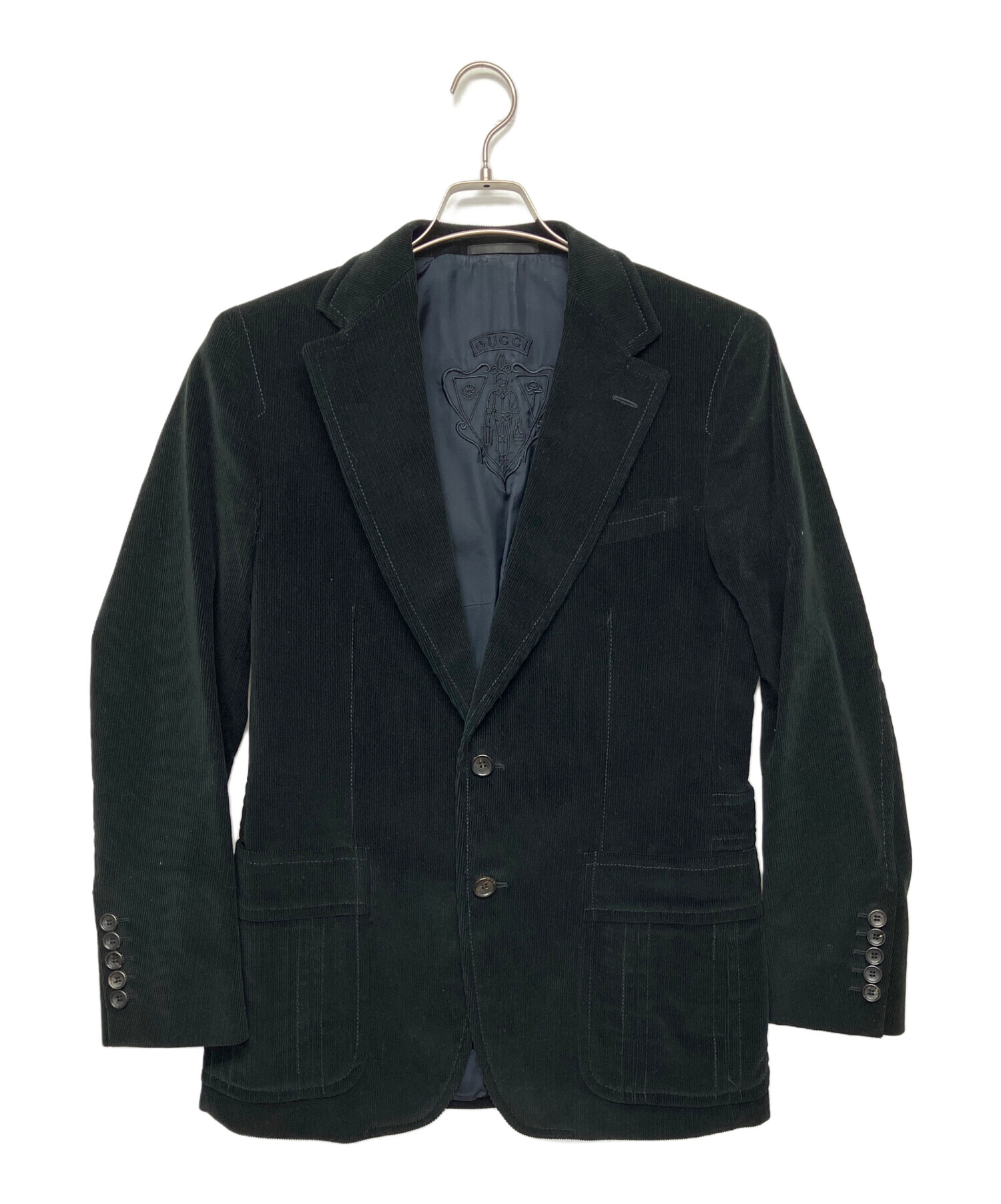 中古・古着通販】GUCCI (グッチ) テーラードジャケット ブラック