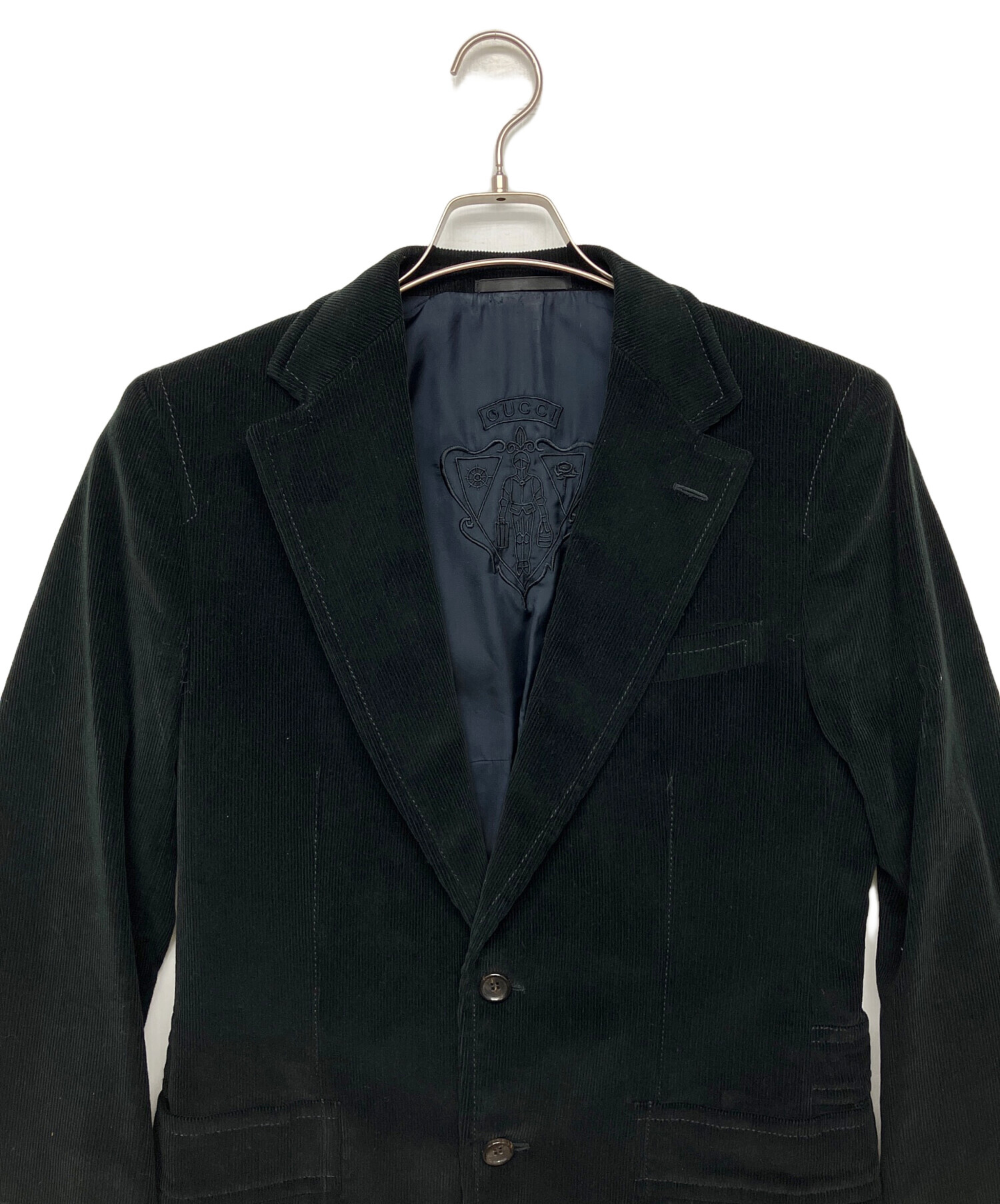 中古・古着通販】GUCCI (グッチ) テーラードジャケット ブラック