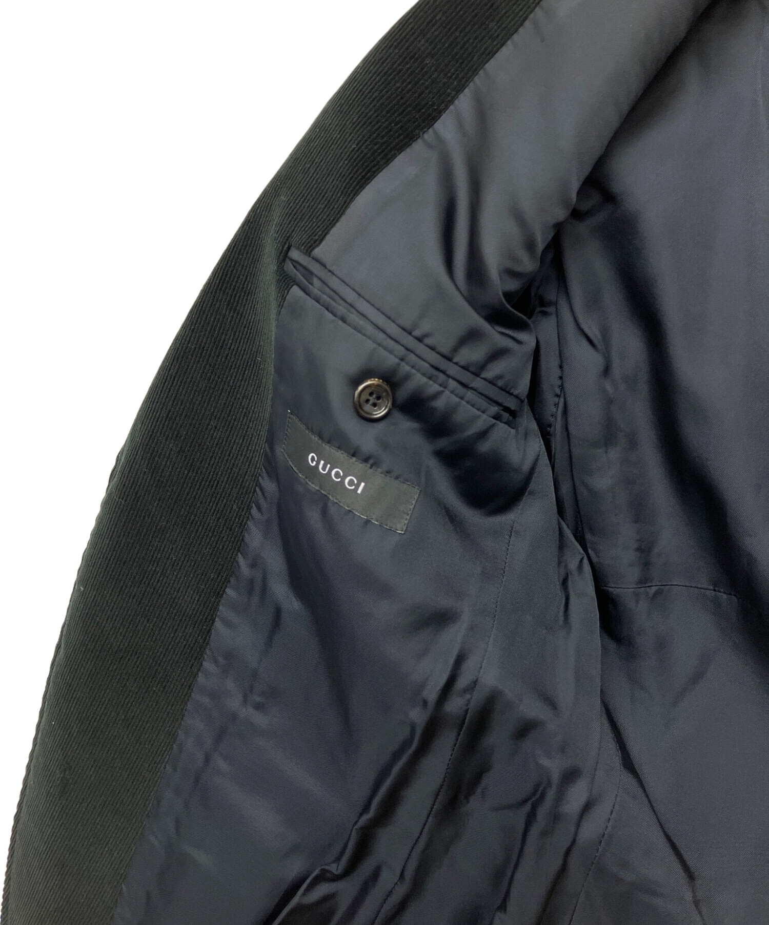 中古・古着通販】GUCCI (グッチ) テーラードジャケット ブラック