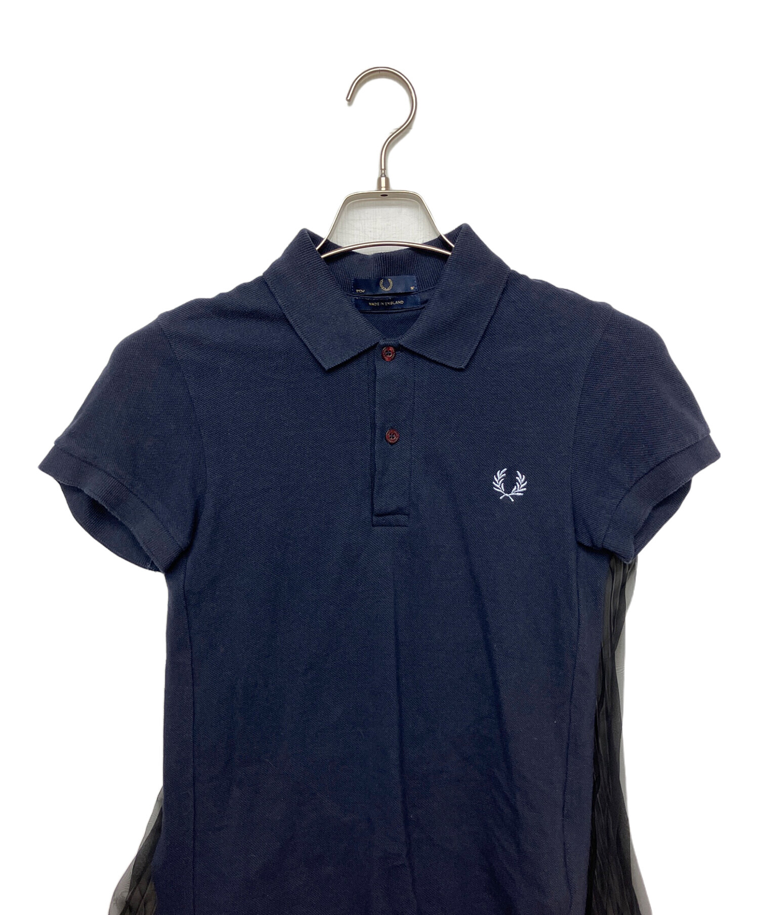 フレッドペリー　濃いネイビー ポロシャツ FRED PERRY（フレッドペリー） ポロシャツ M12 ツイン ティップド