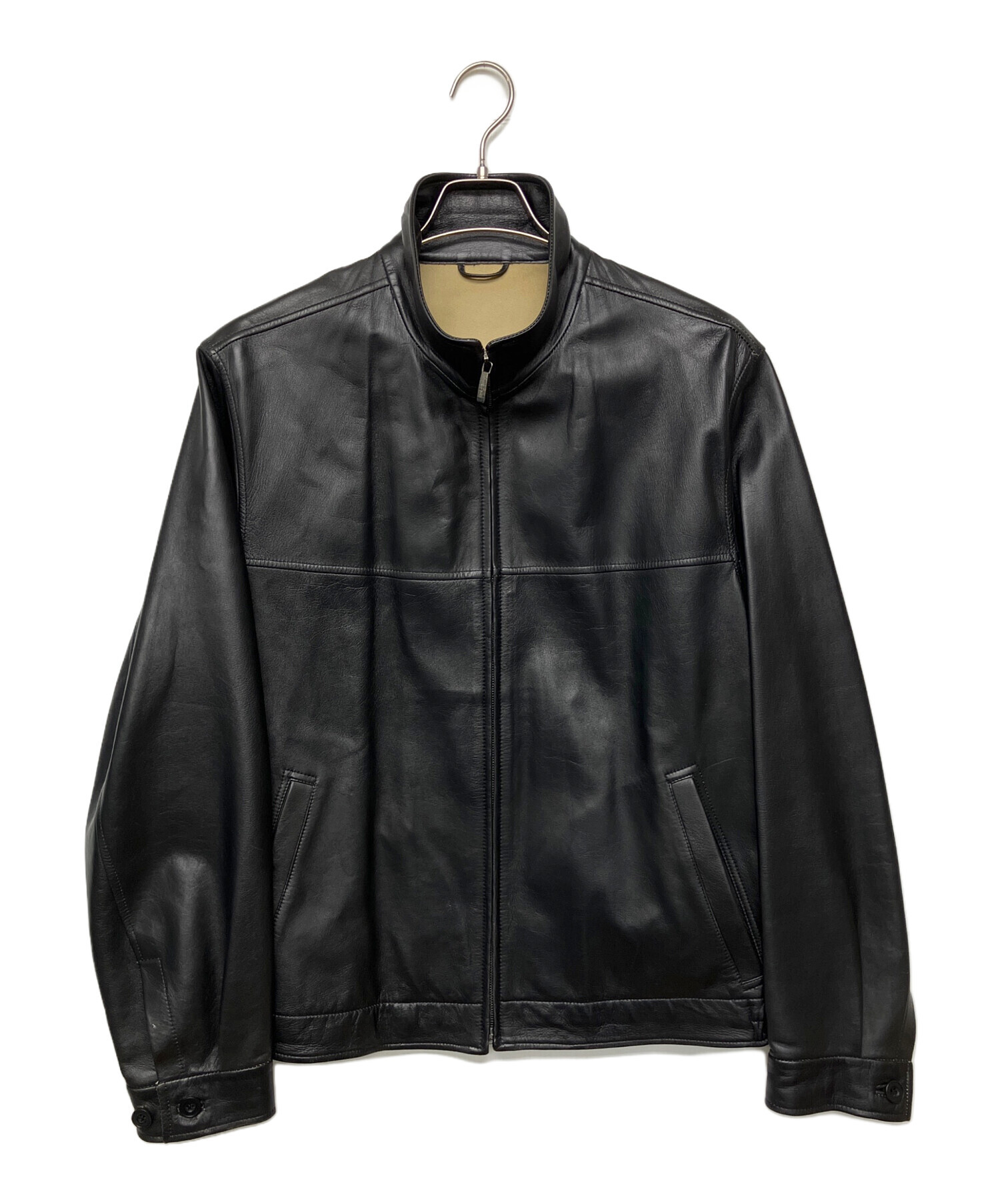 中古・古着通販】ERMENEGILDO ZEGNA (エルメネジルド・ゼニア) レザー