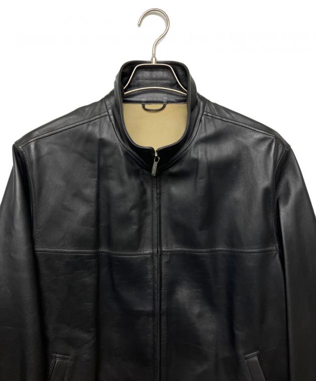 中古・古着通販】ERMENEGILDO ZEGNA (エルメネジルド・ゼニア) レザー 