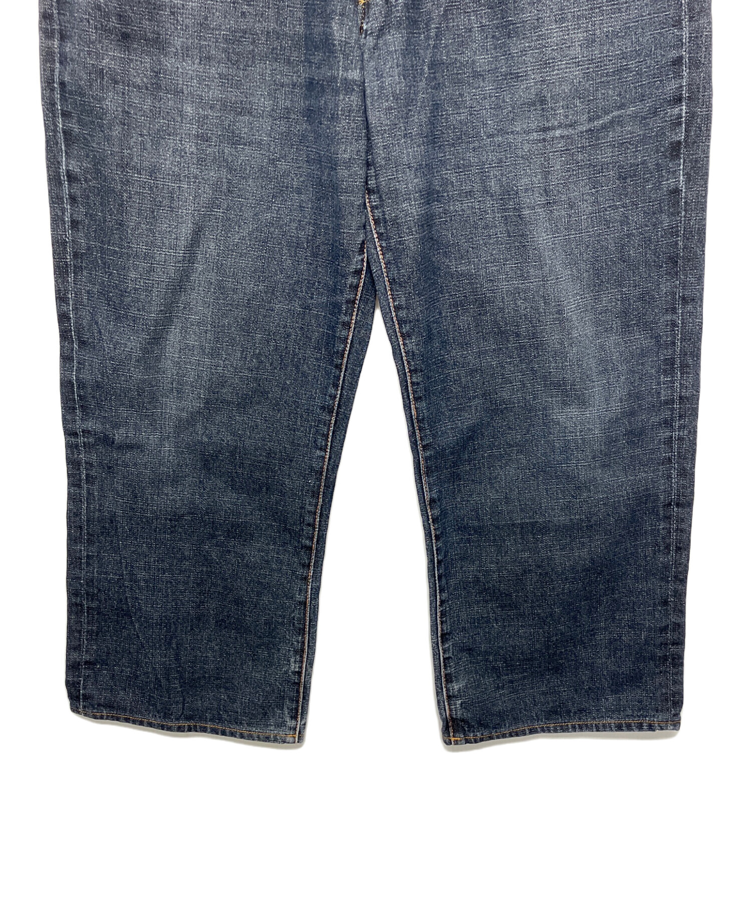 中古・古着通販】EVISU (エヴィス) クロップドデニムパンツ インディゴ