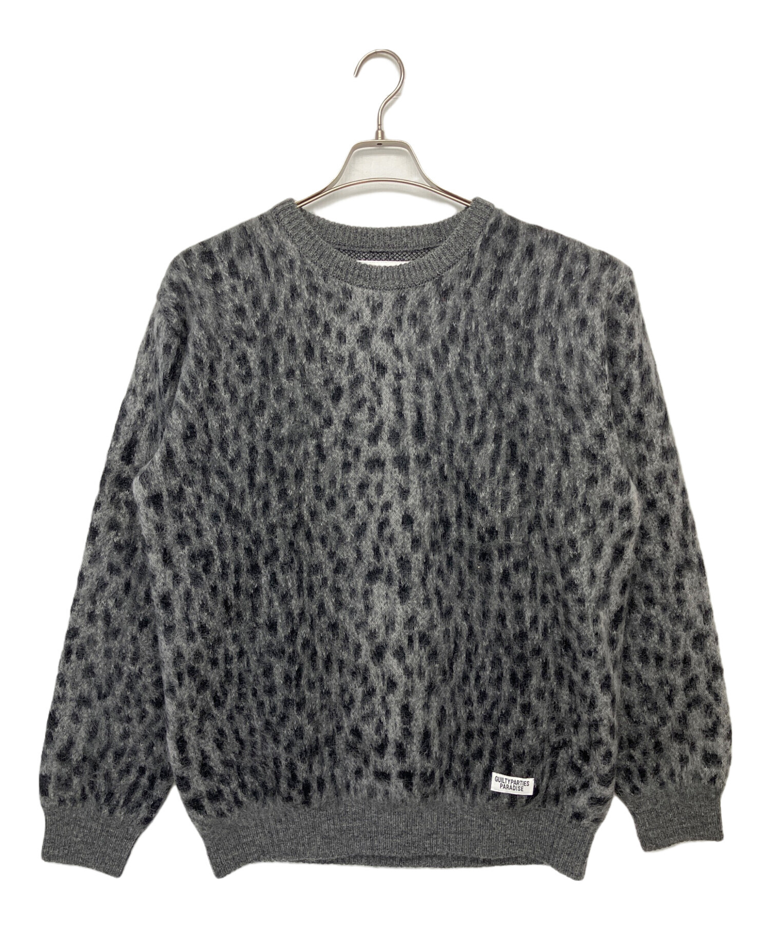 ワコマリア　GUILTY PARTIES レオパード ニットセーター WACKO MARIA（ワコマリア） Leopard jacquard Mohair Knit Sweater