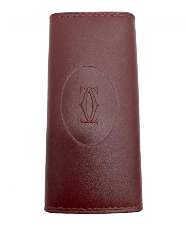 カルティエ4連キーケース未使用品中古　ボルドー 中古・古着通販】Cartier (カルティエ) 4連キーケース ボルドー