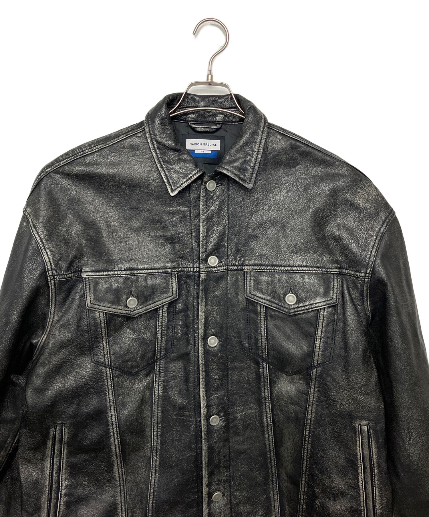 中古・古着通販】MAISON SPECIAL (メゾンスペシャル) Buffalo Leather 