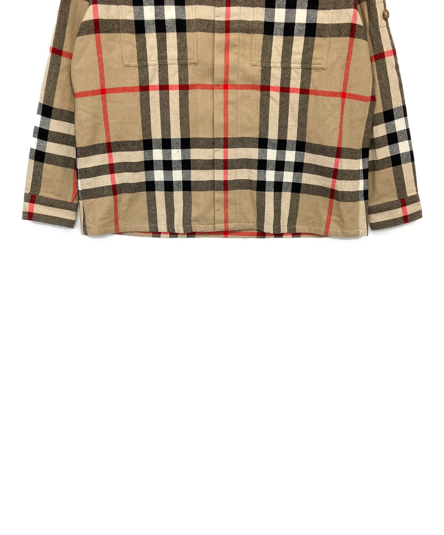 中古・古着通販】BURBERRY (バーバリー) CHECK BUTTON FRONT SHIRT