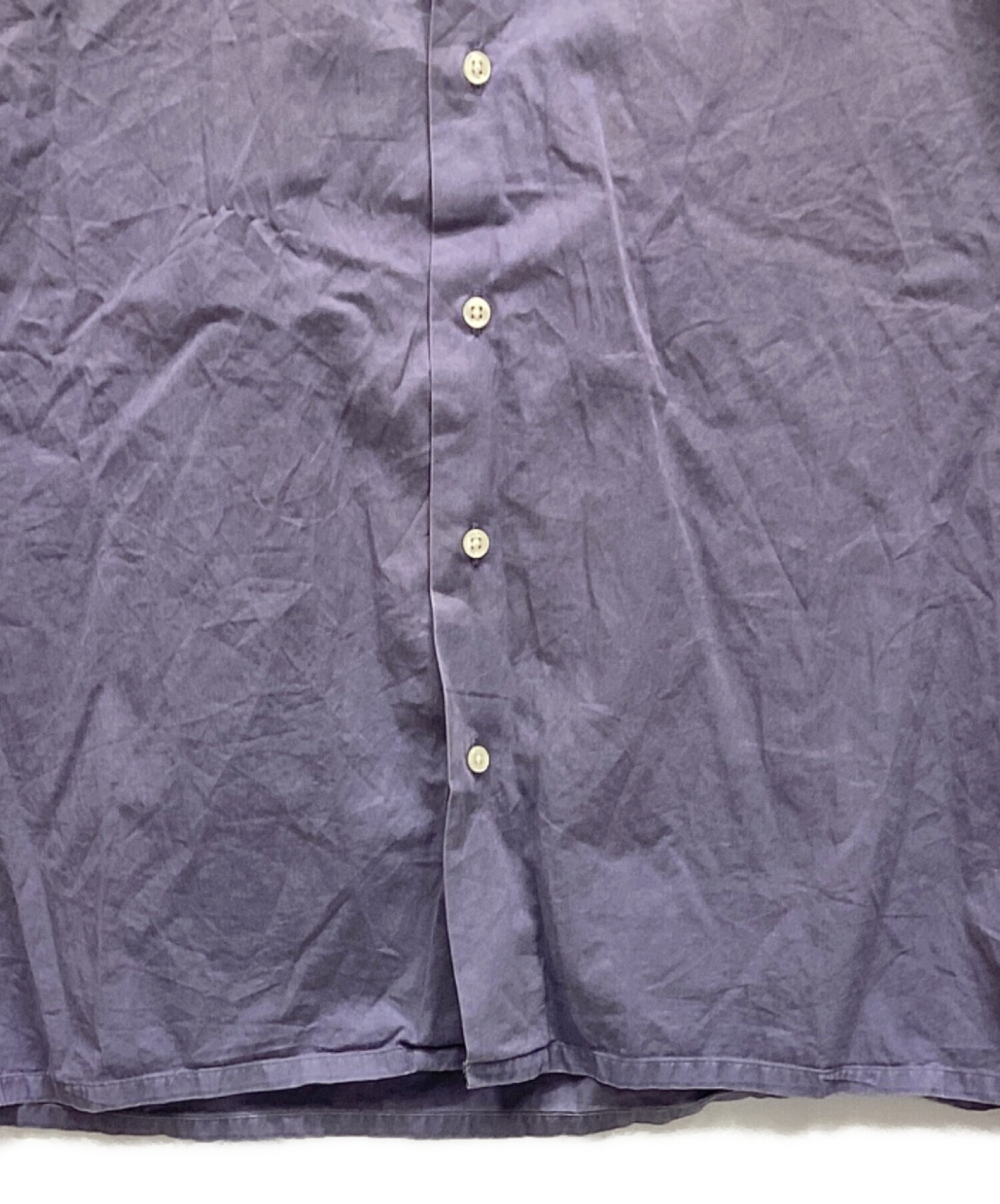 中古・古着通販】RALPH LAUREN (ラルフローレン) 半袖シャツ パープル