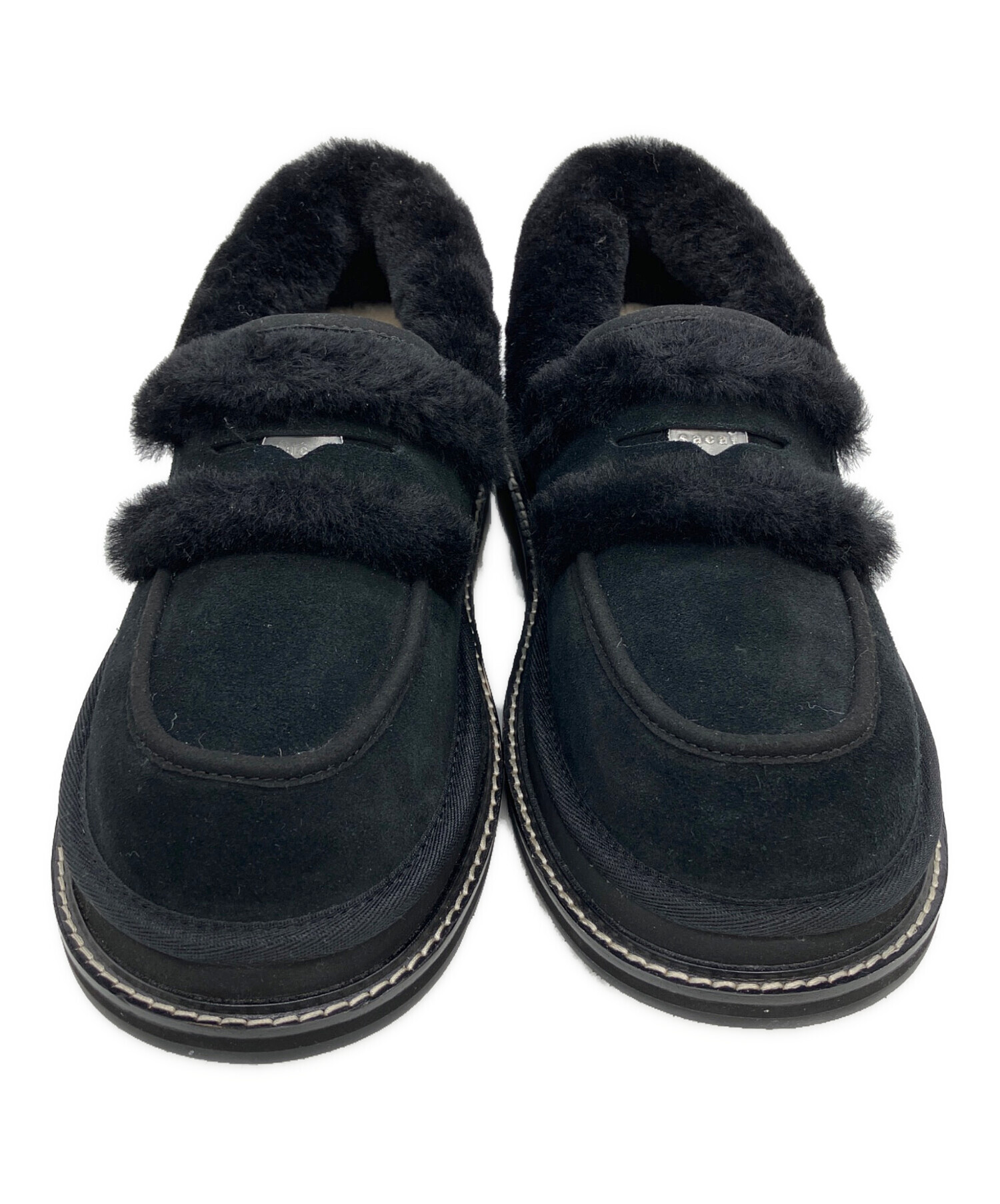 中古・古着通販】UGG (アグ) sacai (サカイ) ブーツ ブラック サイズ 