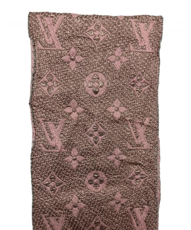 ルイ・ヴィトン ロゴ刺繍マフラー 中古・古着通販】LOUIS VUITTON (ルイ ヴィトン) ロゴマニアシャイン