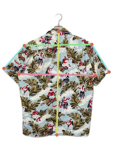 中古・古着通販】stussy (ステューシー) アロハシャツ 90s 紺タグ