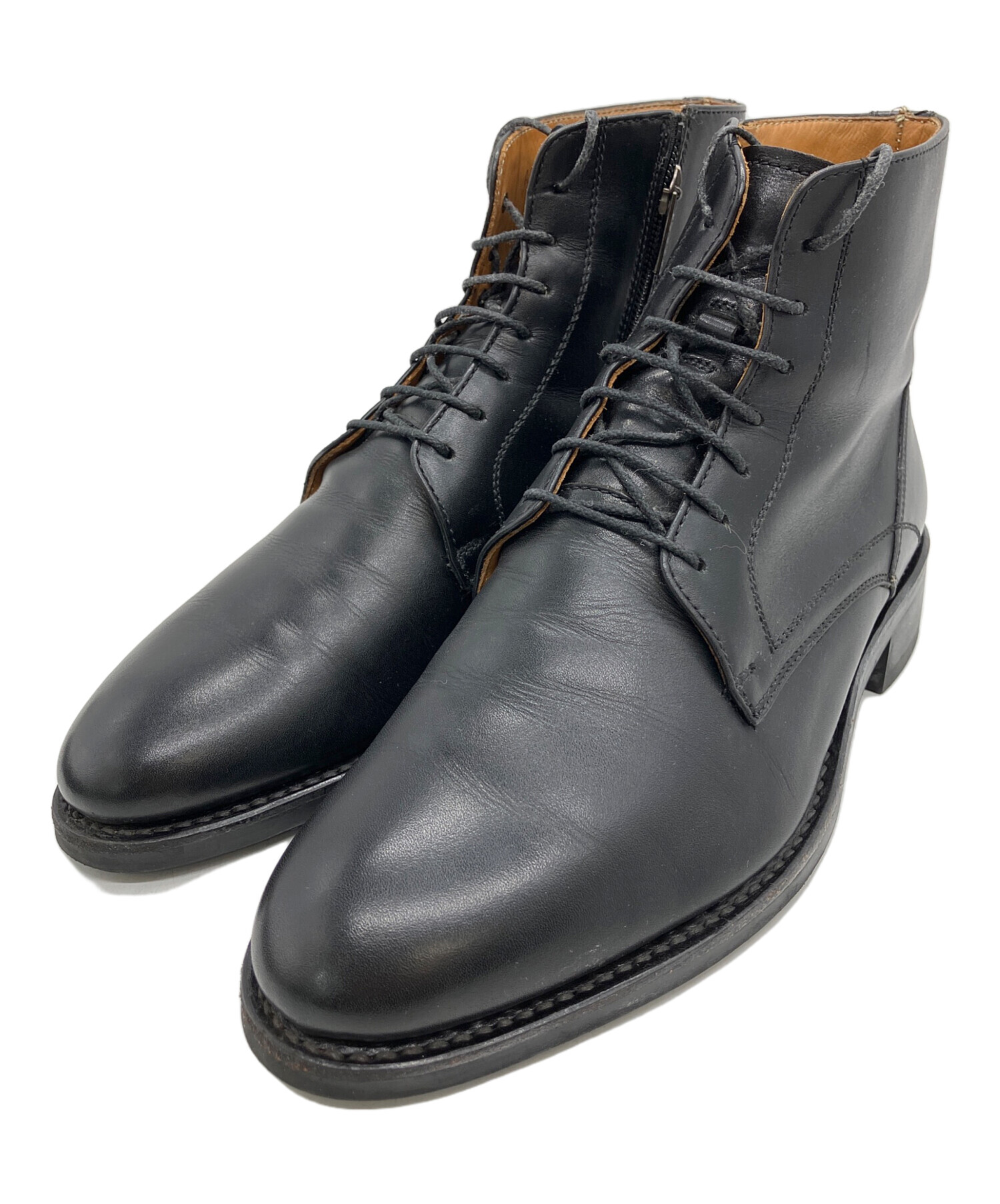 REGAL リーガル ブーツ レザー ブラック レディース 22.5【古着】【中古】 中古・古着通販】REGAL (リーガル) ショートブーツ ブラック サイズ:23