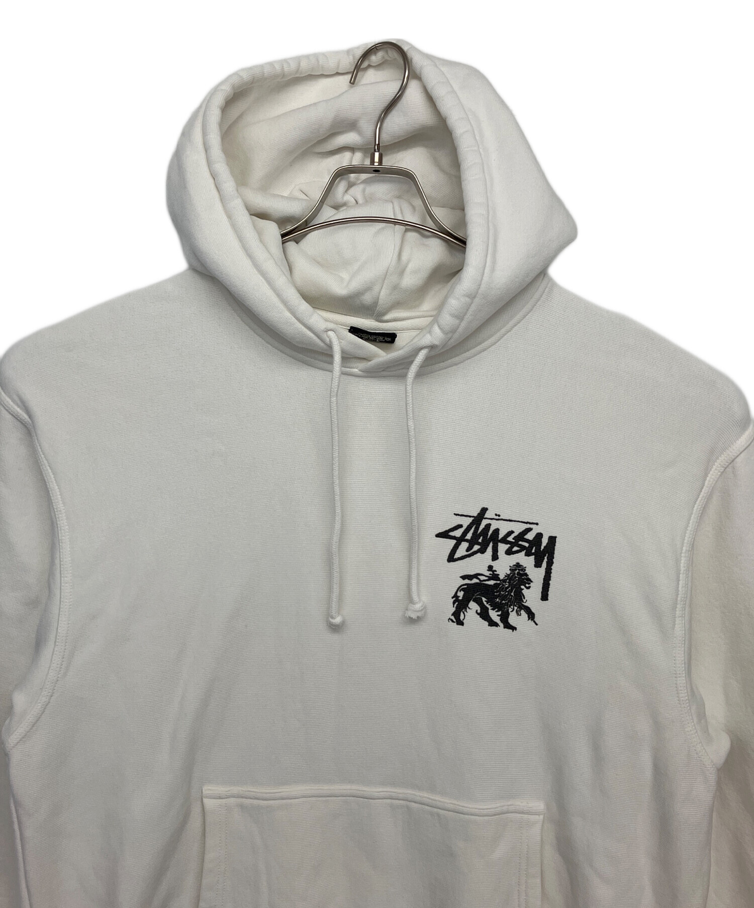 stussy パーカー　ホワイト　Mサイズ STUSSY（ステューシー） STUSSY STOCK DSM N.Y. ZIP HOOD HOODIE