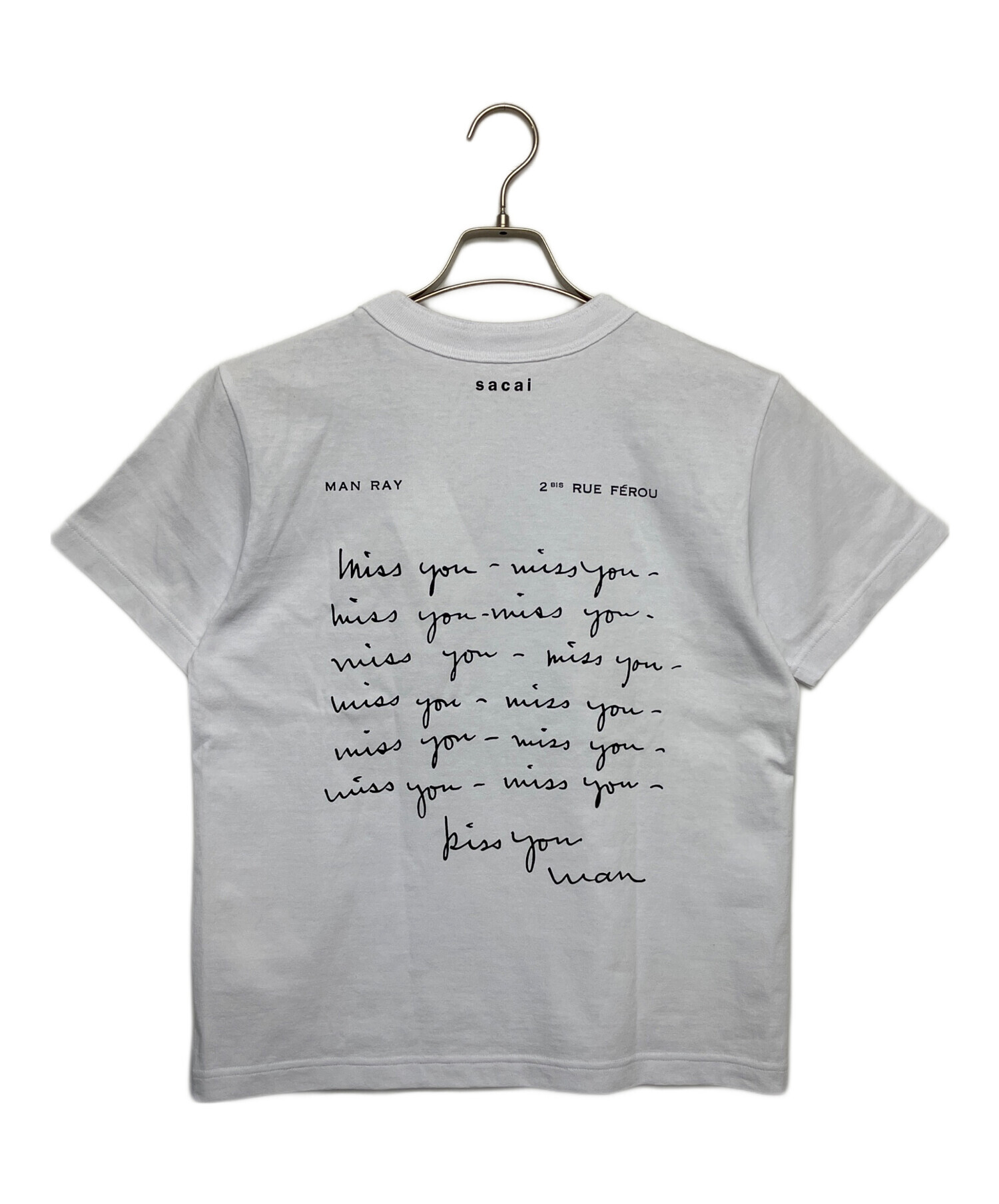 中古・古着通販】sacai (サカイ) 半袖Tシャツ MAN RAY 25AW ホワイト