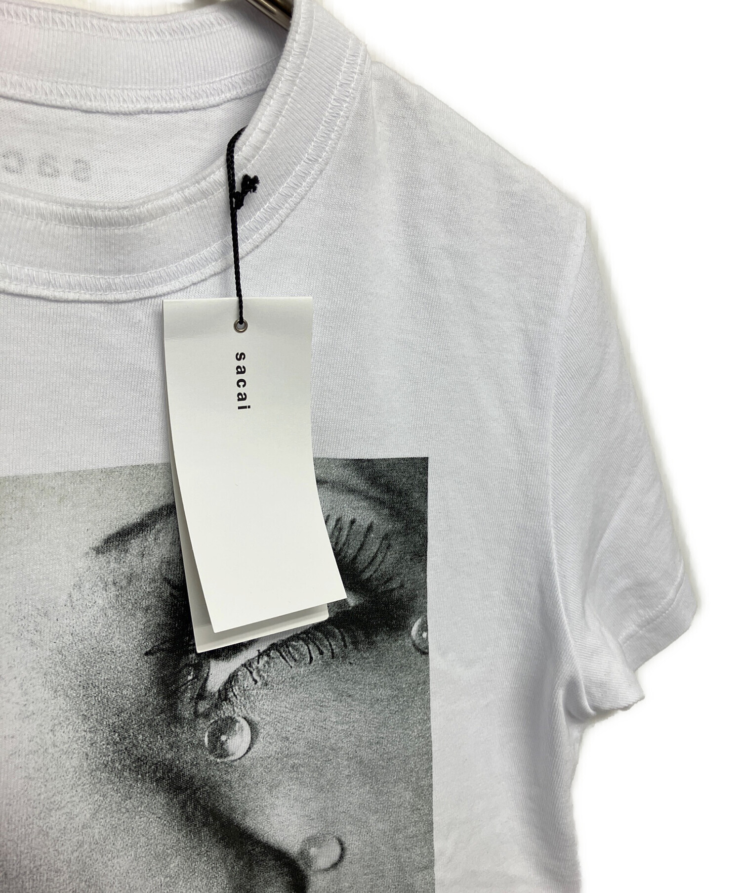 中古・古着通販】sacai (サカイ) 半袖Tシャツ MAN RAY 25AW ホワイト