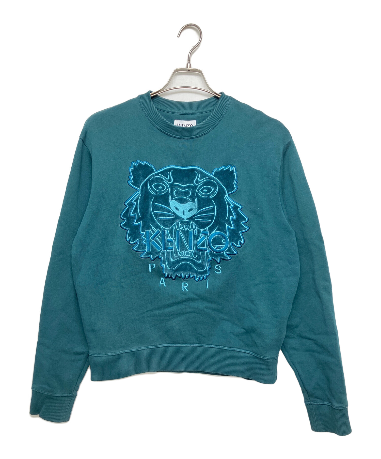 中古・古着通販】KENZO (ケンゾー) クルーネックスウェット グリーン