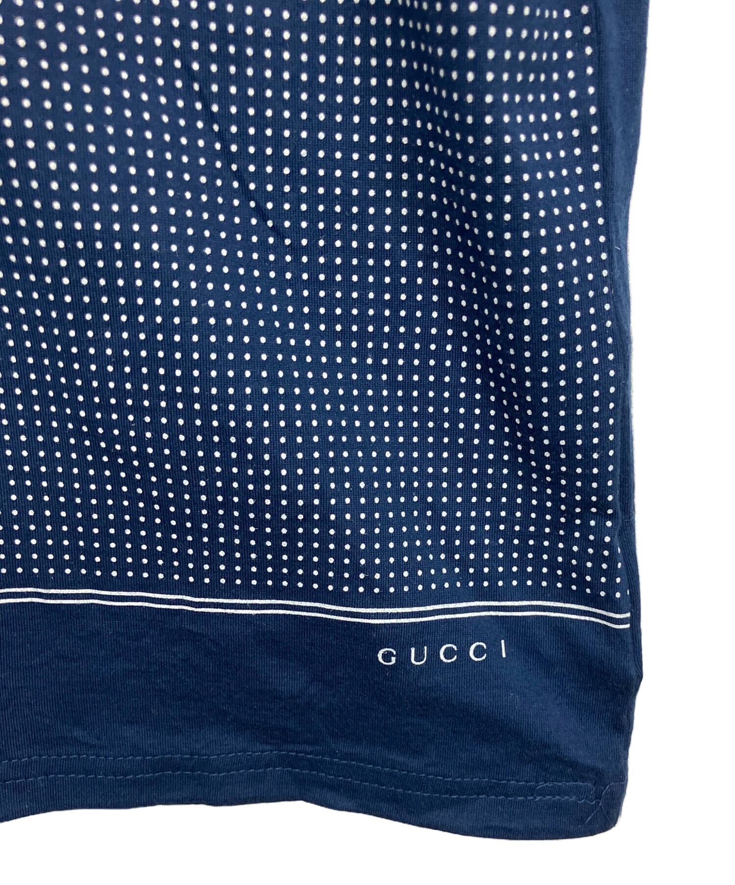 中古・古着通販】GUCCI (グッチ) 323207X3923 ドット柄 ポロシャツ