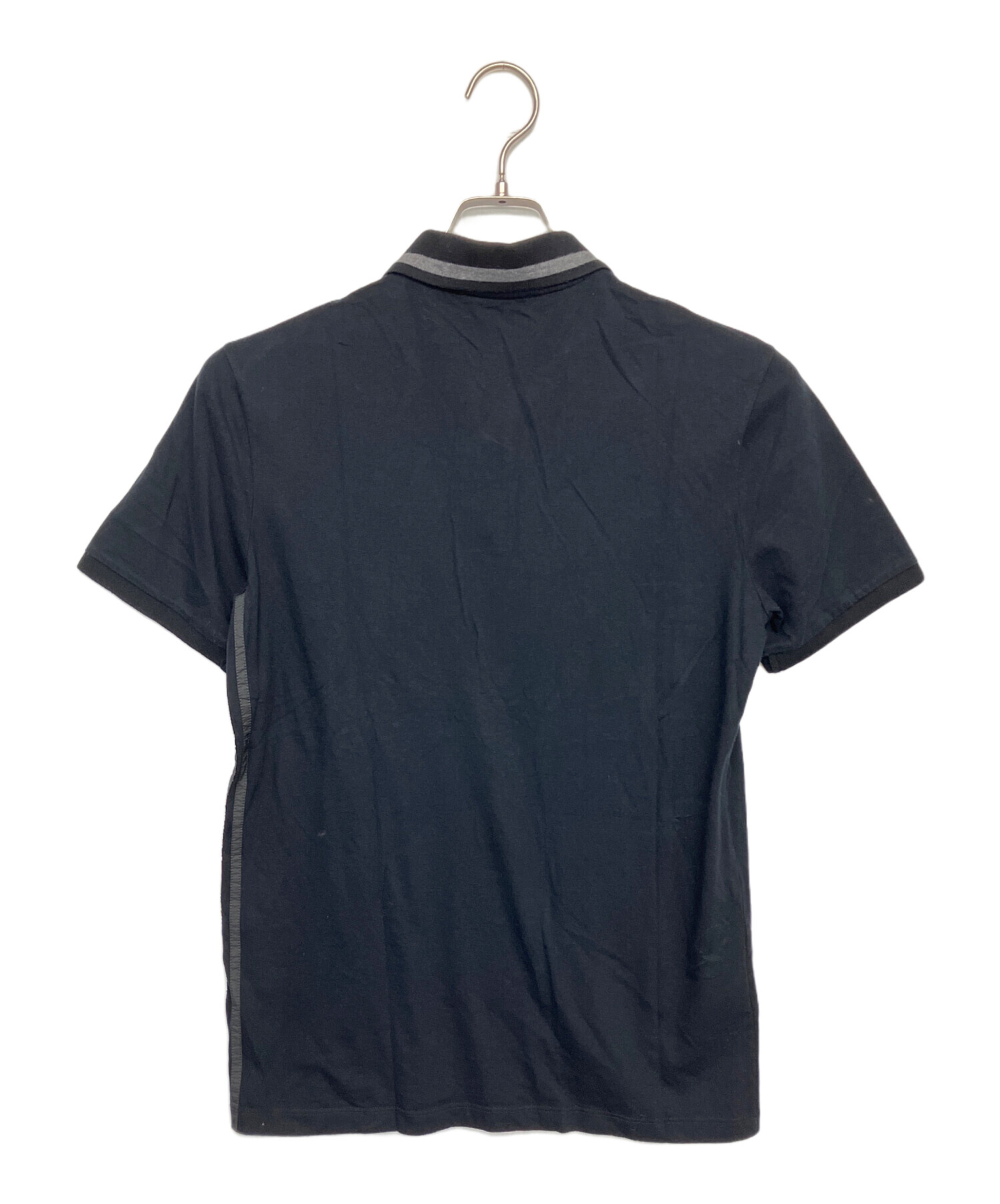 中古・古着通販】GUCCI (グッチ) ワンポイントポロシャツ ブラック