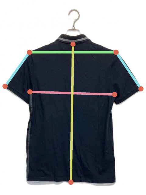 中古・古着通販】GUCCI (グッチ) ワンポイントポロシャツ ブラック