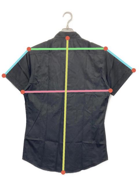 中古・古着通販】GUCCI (グッチ) 半袖シャツ ブラック サイズ:42