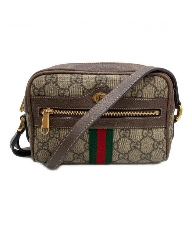 中古・古着通販】GUCCI (グッチ) GG ショルダーバッグ ベージュ