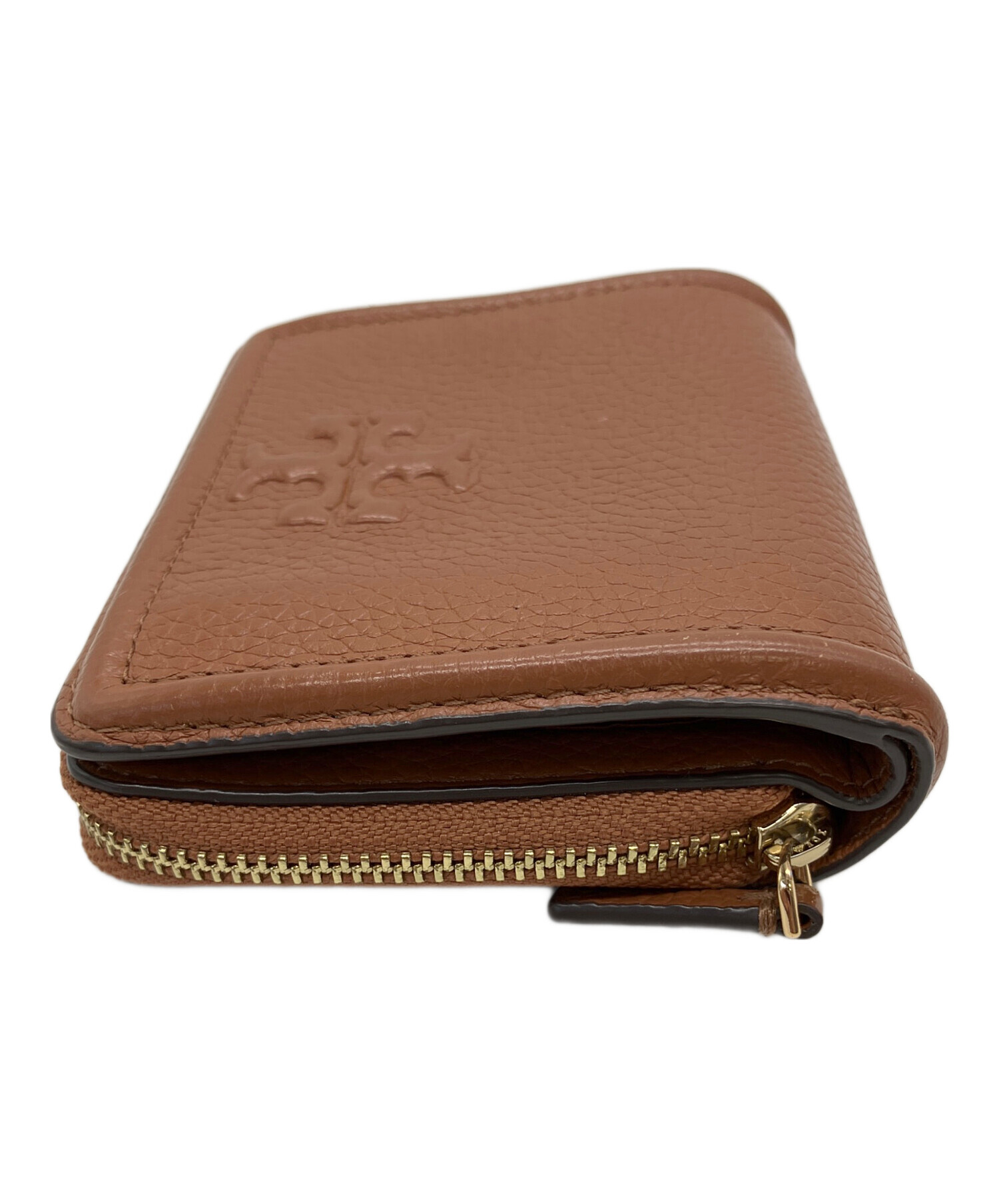 TORY BURCH トリーバーチ 財布・ケース - 茶系 【古着】【中古】 中古・古着通販】TORY BURCH (トリーバーチ) TORY BURCH 2つ折り財布