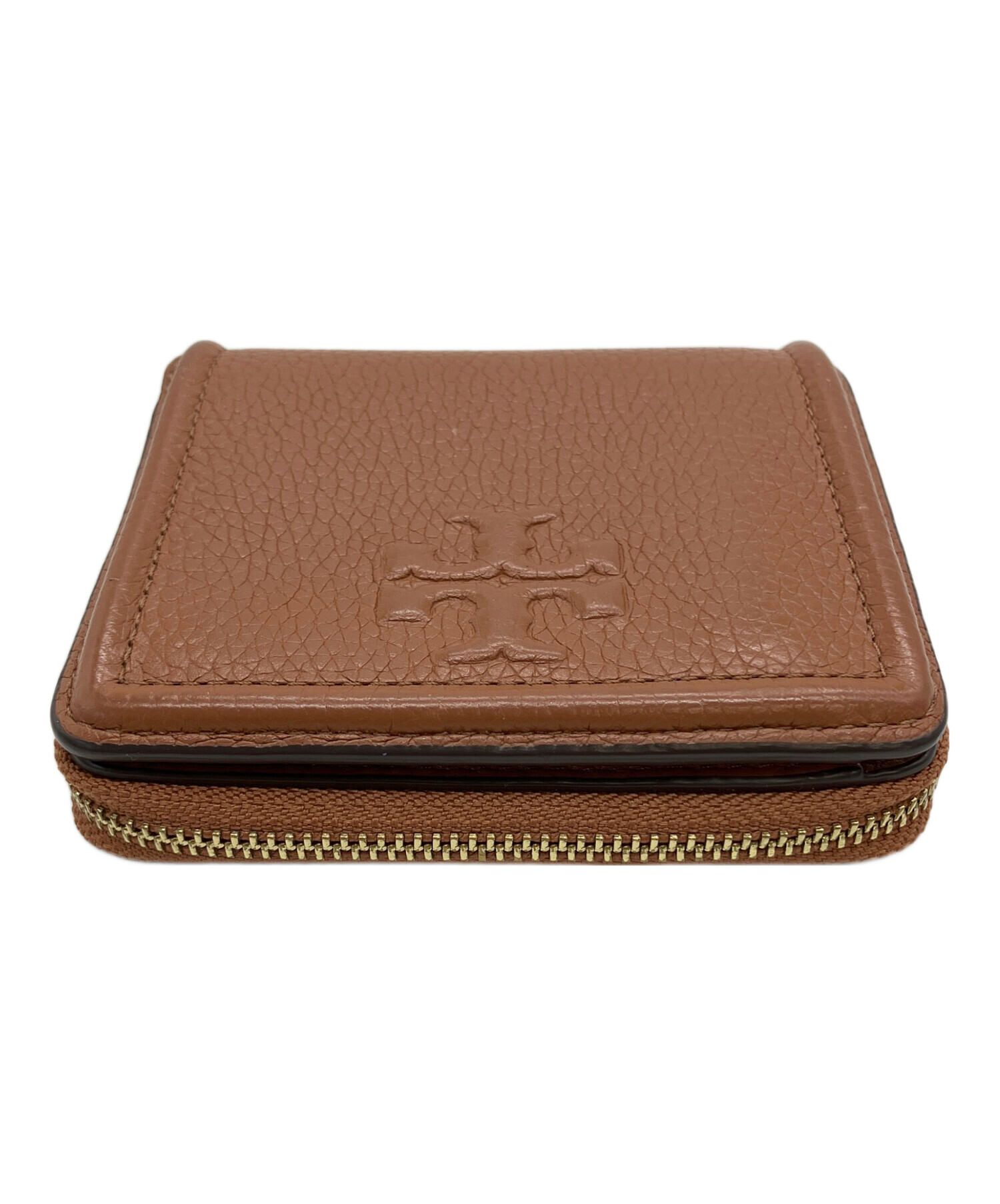 中古・古着通販】TORY BURCH (トリーバーチ) 2つ折り財布 ブラウン
