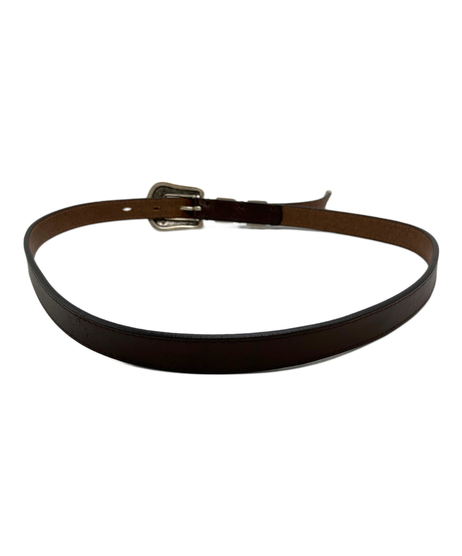 【新品】J&M DAVIDSON ウエスタンベルト 34/85 ブラウン※訳アリ J&M Davidson（J＆Mデヴィッドソン） ベルト WESTERN BUCKLE 20MM