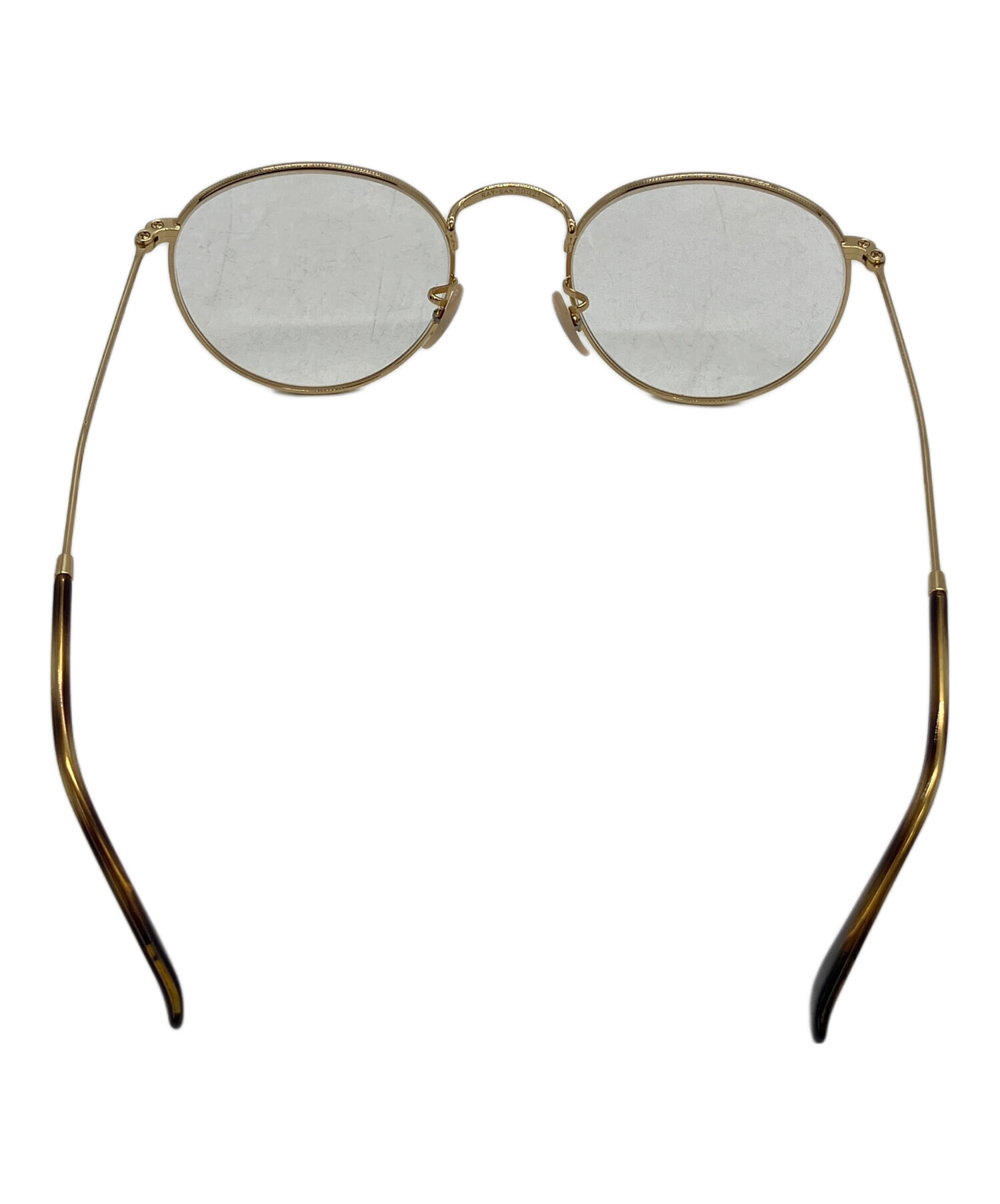 取り置き中。Ray-Bam 伊達眼鏡 中古・古着通販】RAY-BAN (レイバン) 伊達眼鏡 ゴールド｜ブランド