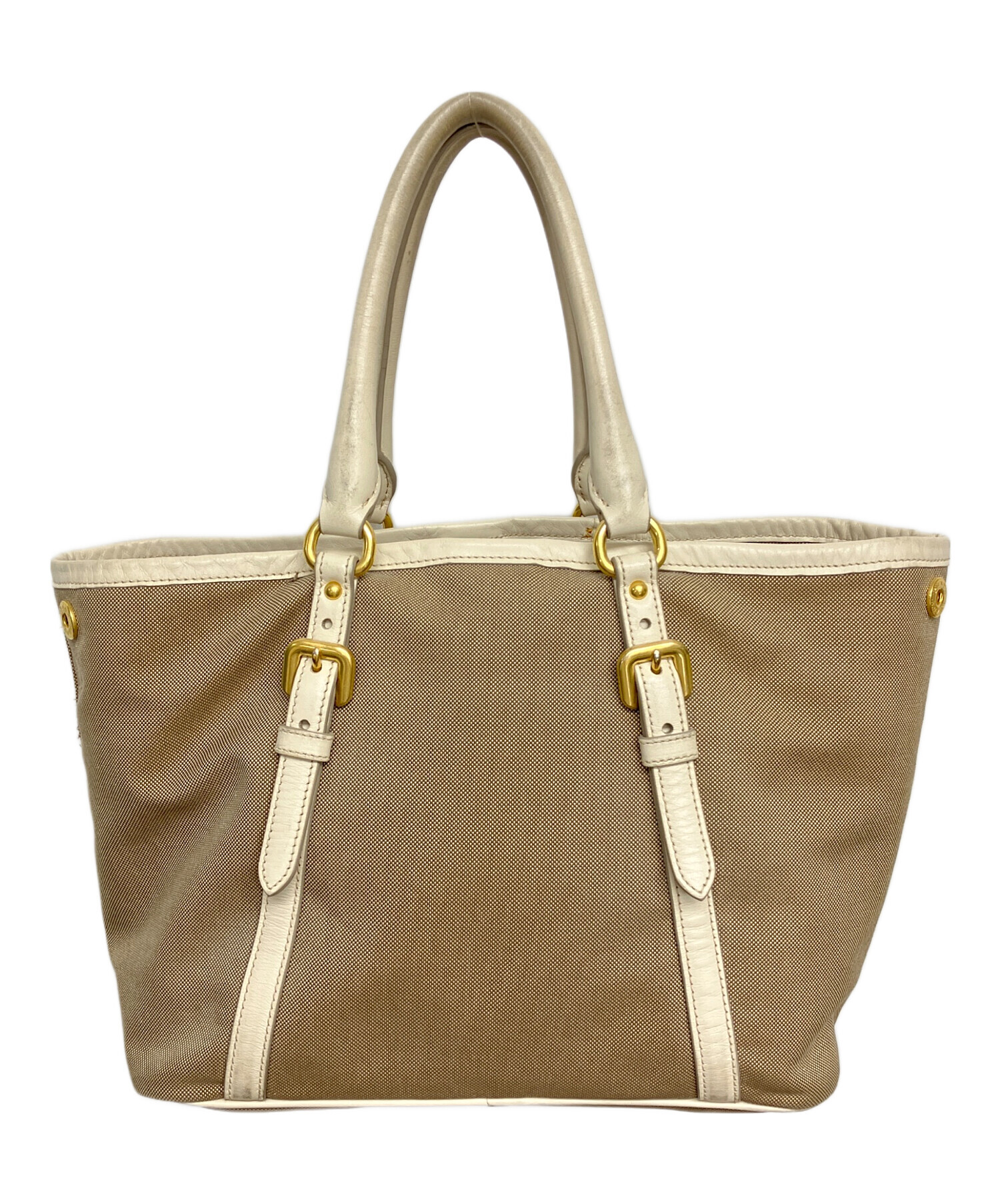 中古・古着通販】PRADA (プラダ) ロゴジャガード トートバッグ