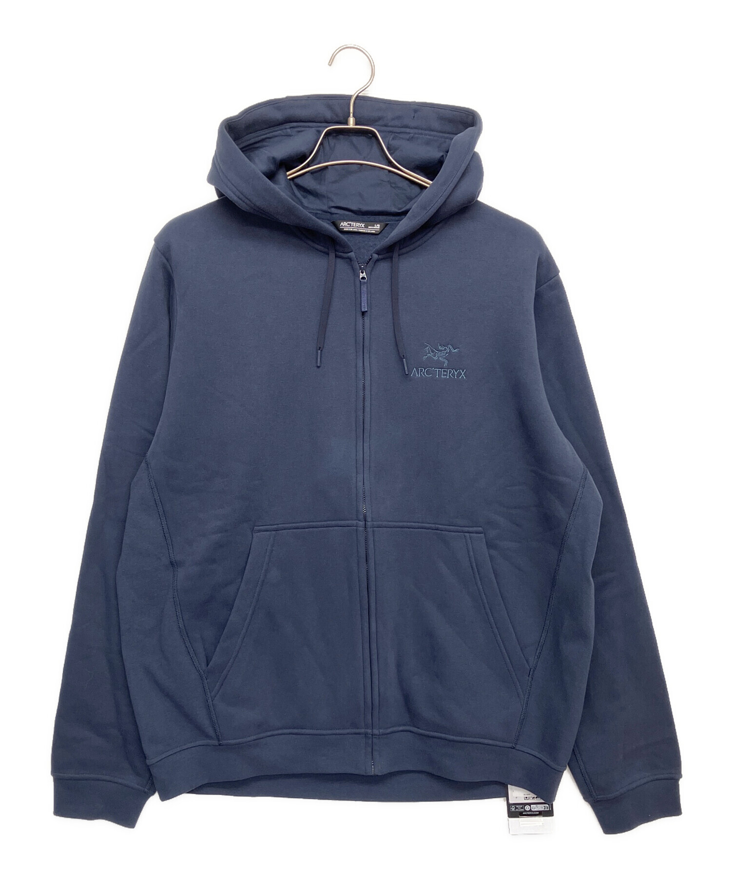 ARC'TERYX ネイビーフルジップジャケット 中古・古着通販】ARC'TERYX (アークテリクス) アトム LT フーディ