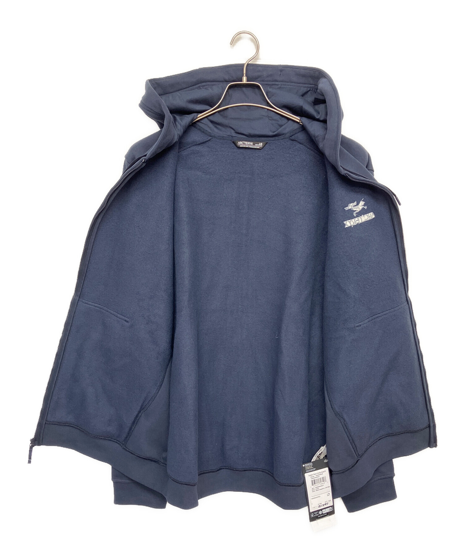中古・古着通販】ARC'TERYX (アークテリクス) ジップパーカー ネイビー