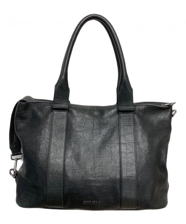 中古・古着通販】JIMMY CHOO (ジミーチュウ) トートバッグ ブラック