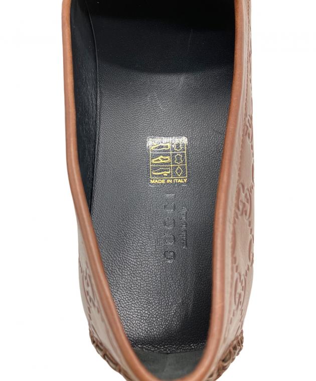 中古・古着通販】GUCCI (グッチ) ビットローファー ブラウン サイズ:38